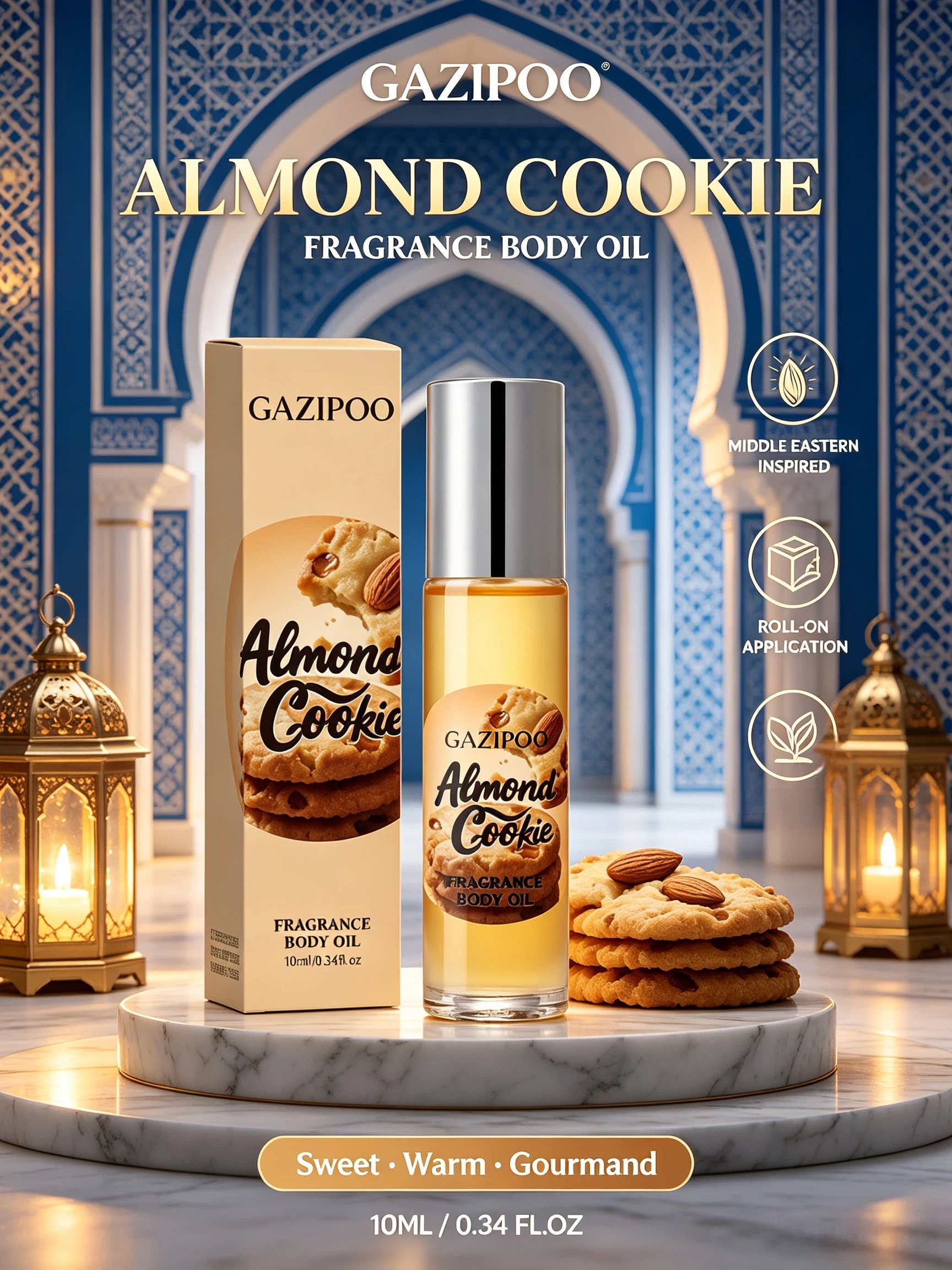 زيت عطري برائحة كوكيز اللوز 10 مل