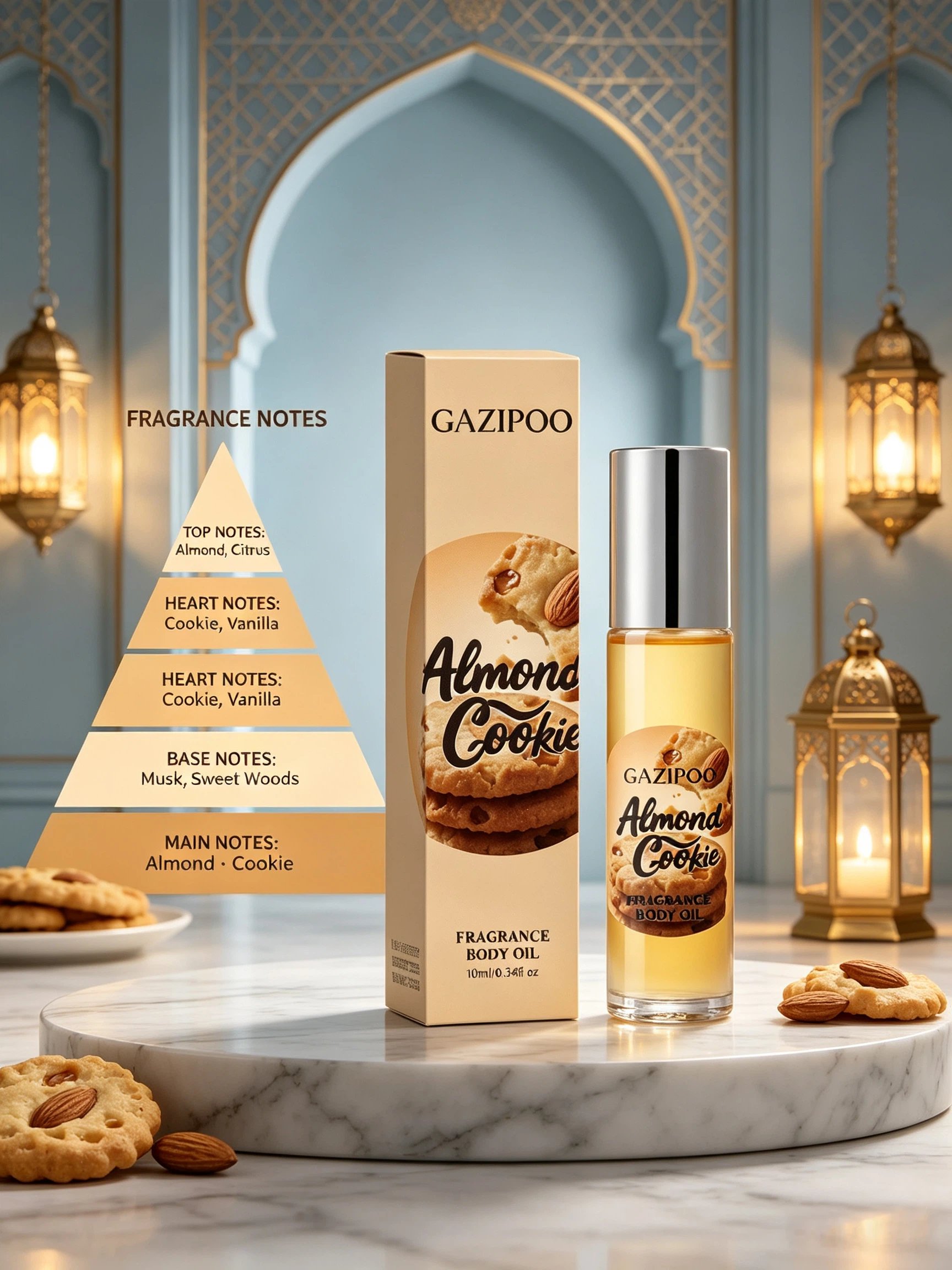 زيت عطري برائحة كوكيز اللوز 10 مل