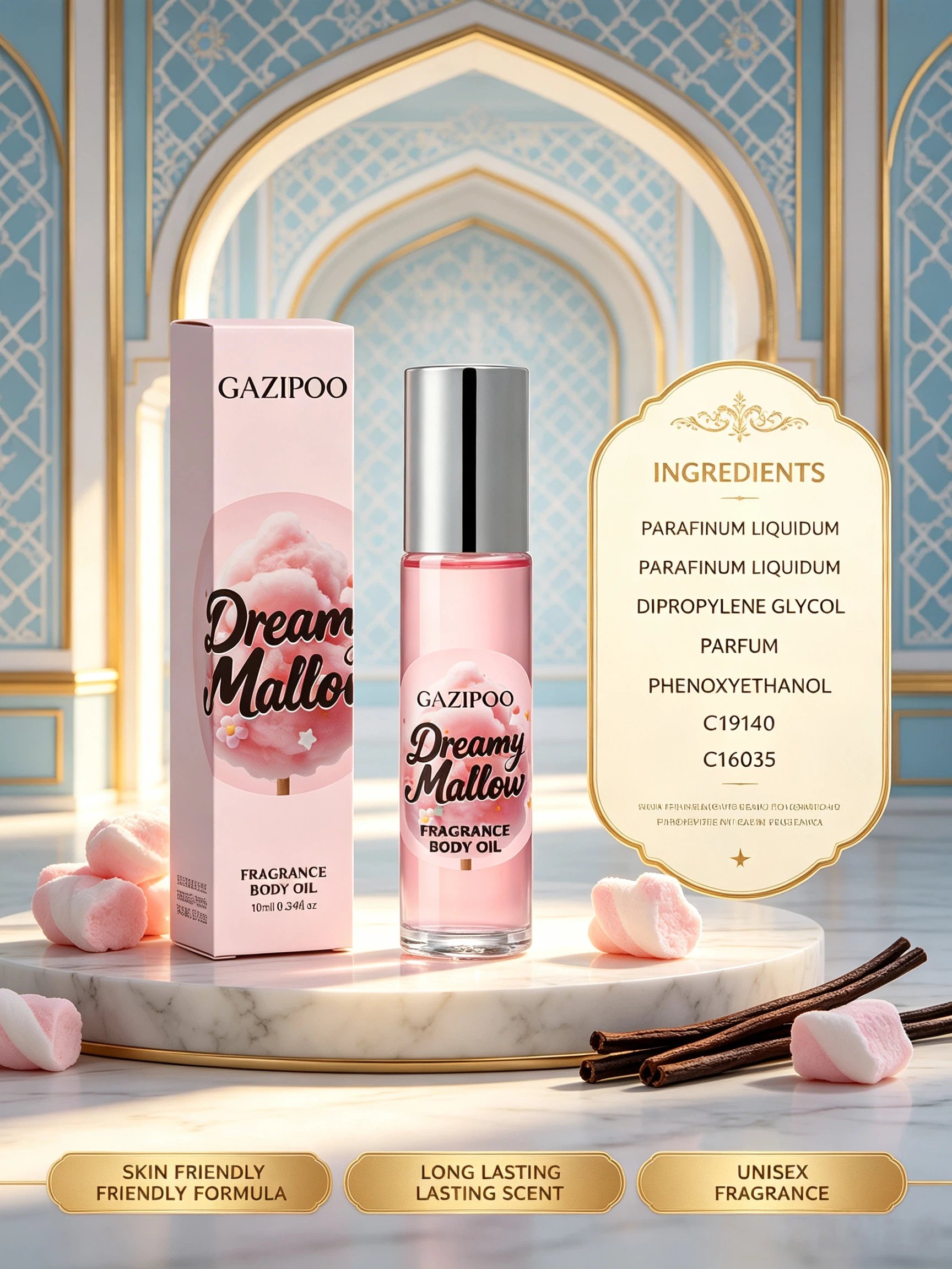 زيت معطر للجسم غازيبو 10 مل