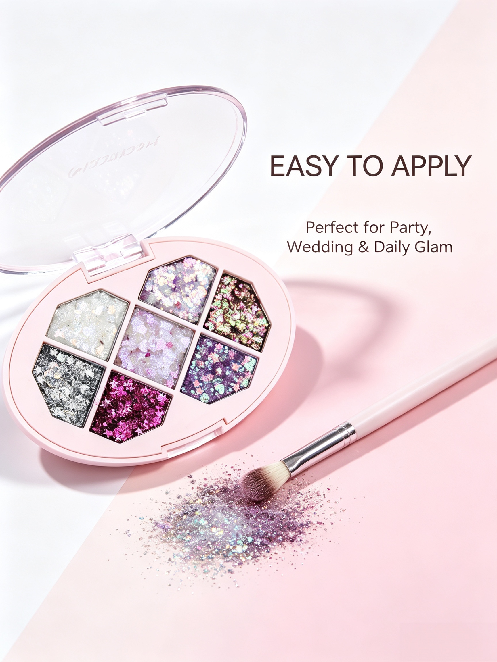7-Shade Glitter Eyeshadow Palette