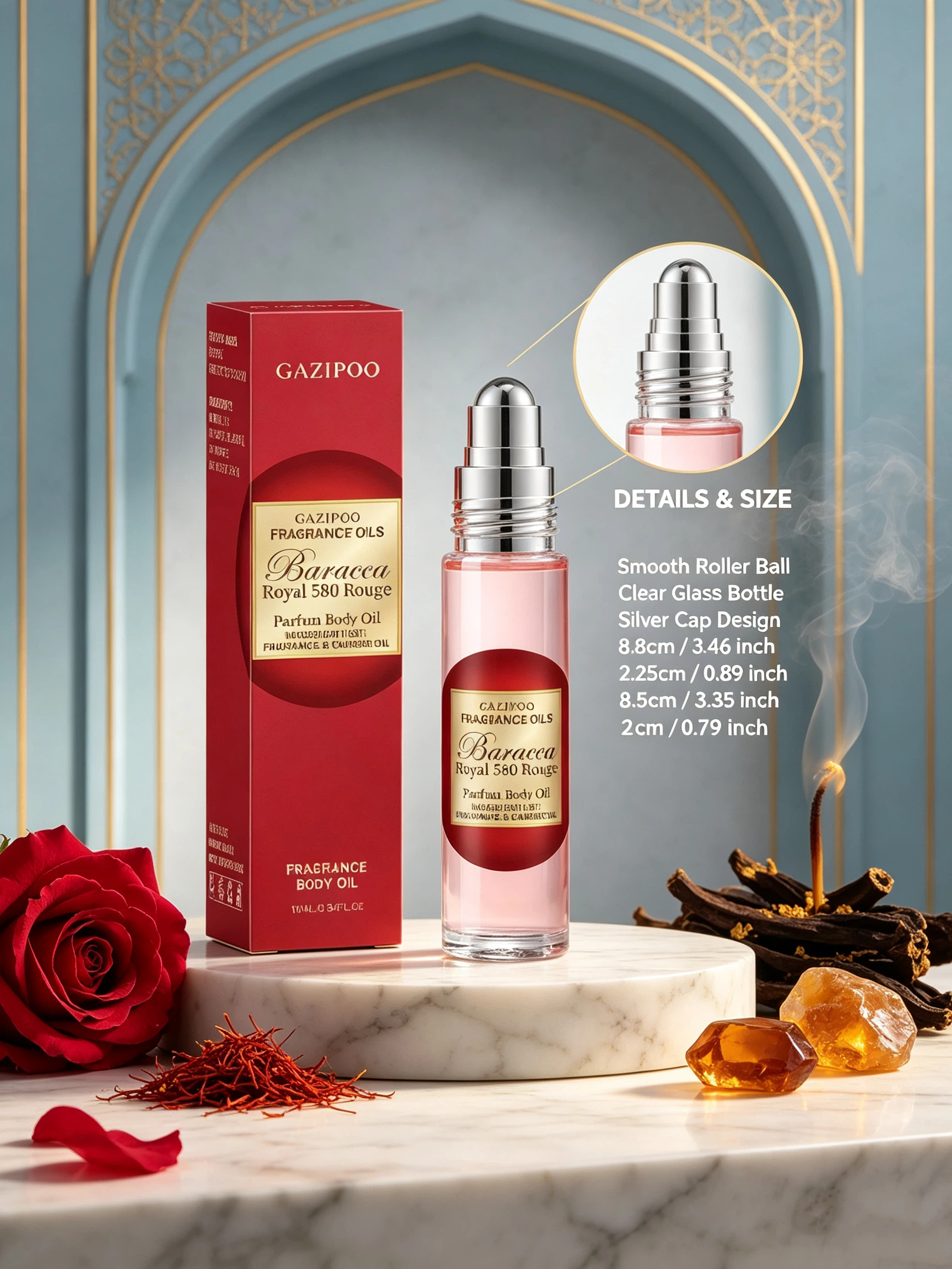 Baracca Royal 580 Rouge Fragrance Body Oil 10ml