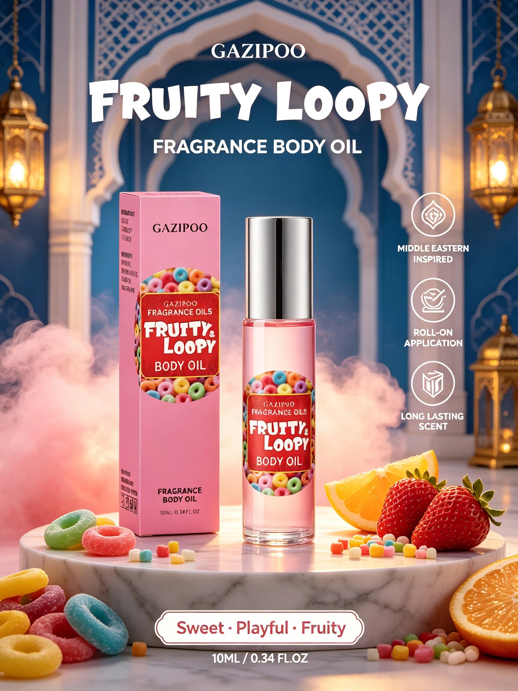 Gazipoo Fruity Loopy Fragrance Body Oil 10ml
