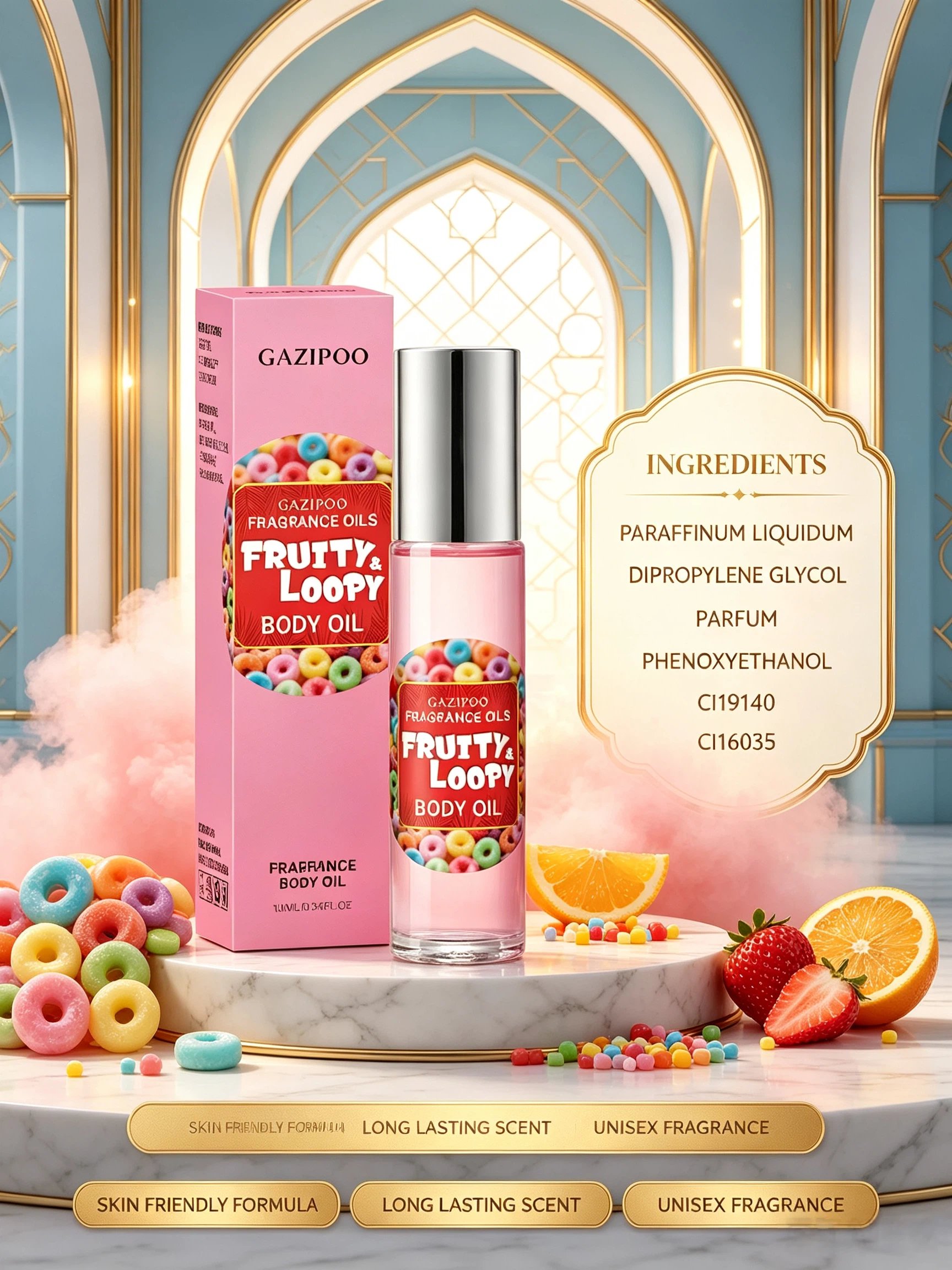 Gazipoo Fruity Loopy Fragrance Body Oil 10ml