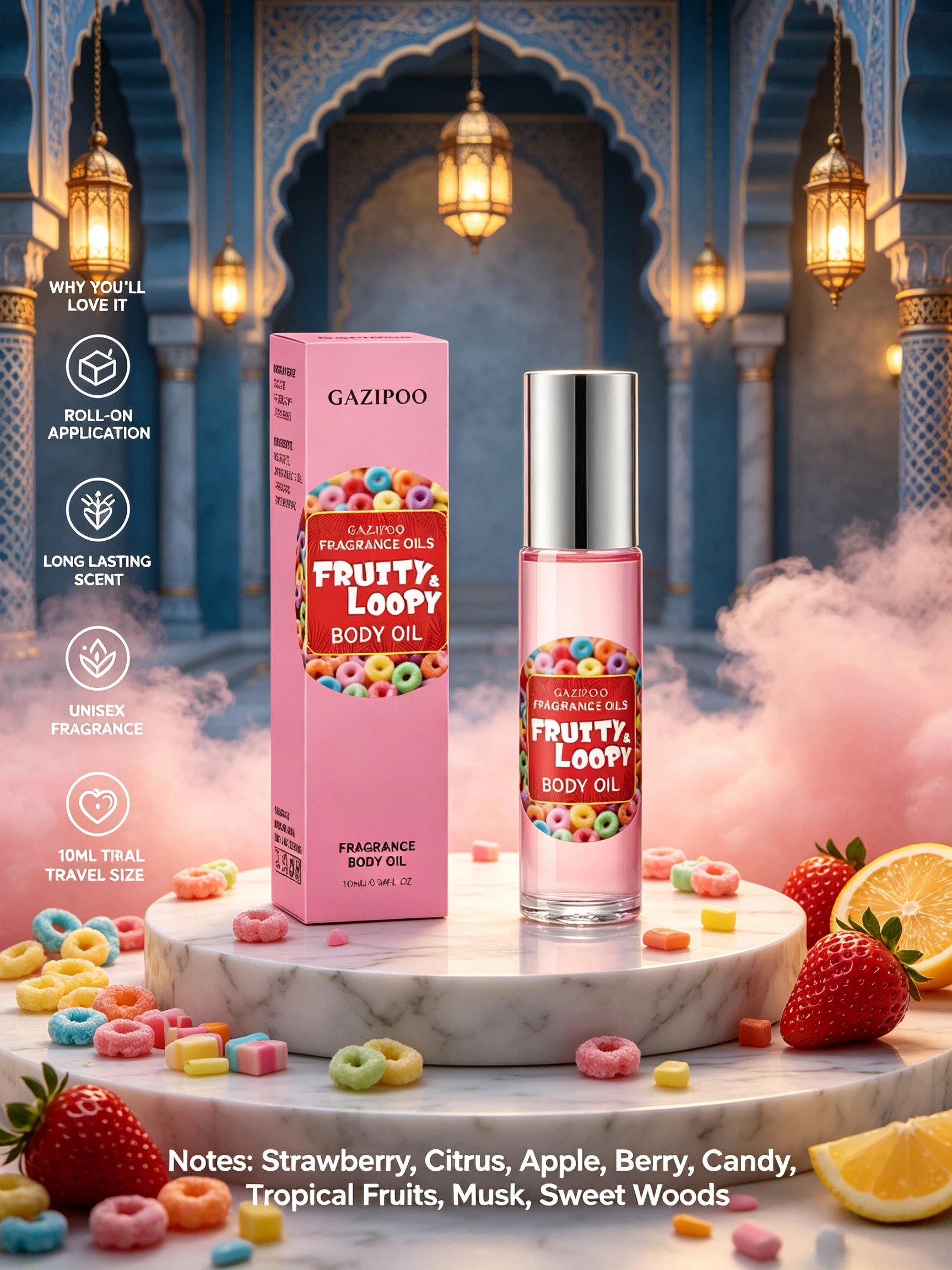 Gazipoo Fruity Loopy Fragrance Body Oil 10ml
