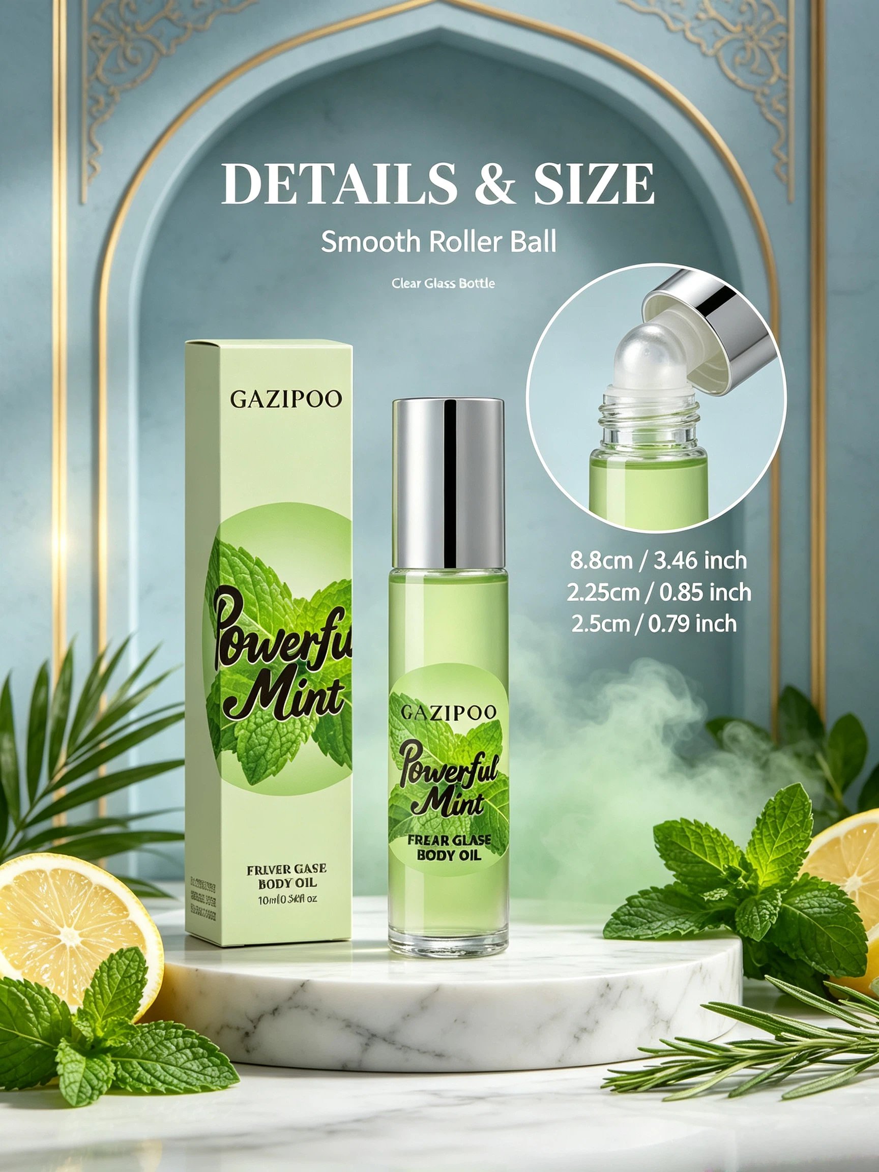 Gazipoo Powerful Mint Fragrance Body Oil 10ml