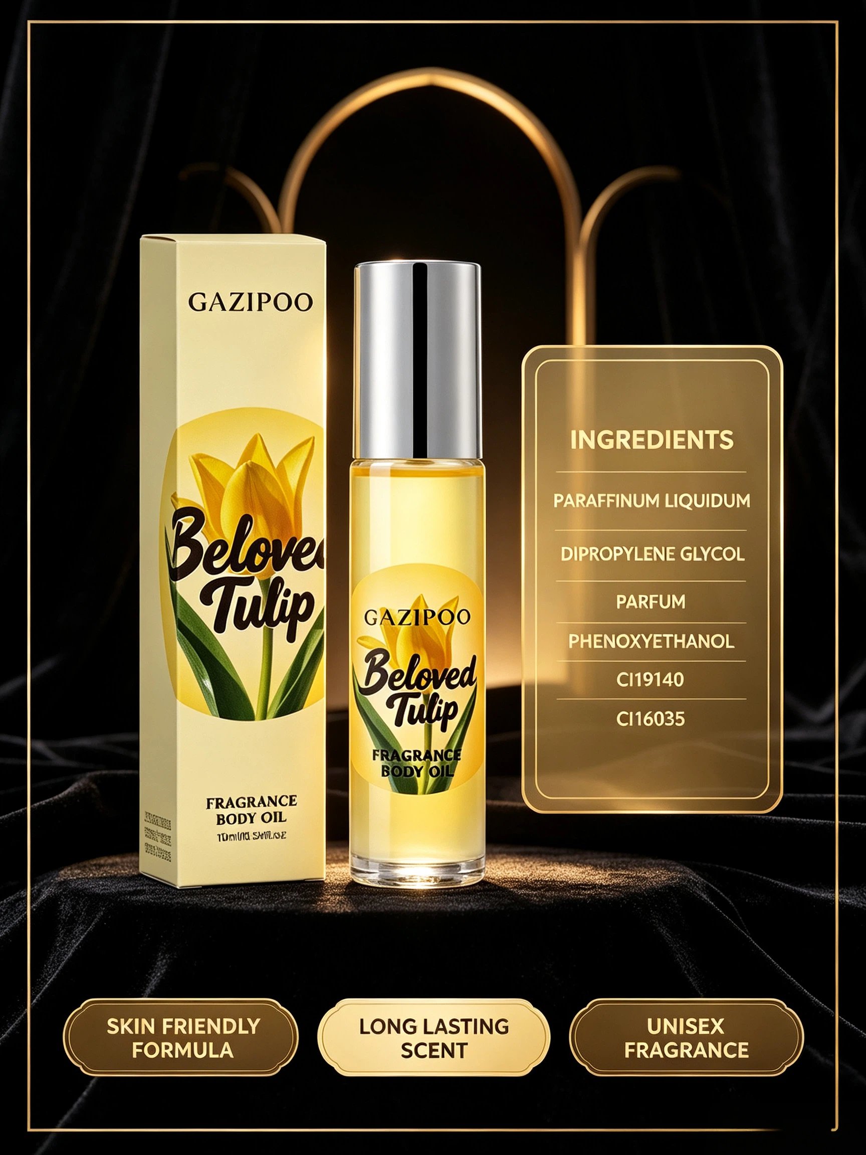 Beloved Tulip Fragrance Body Oil 10ml