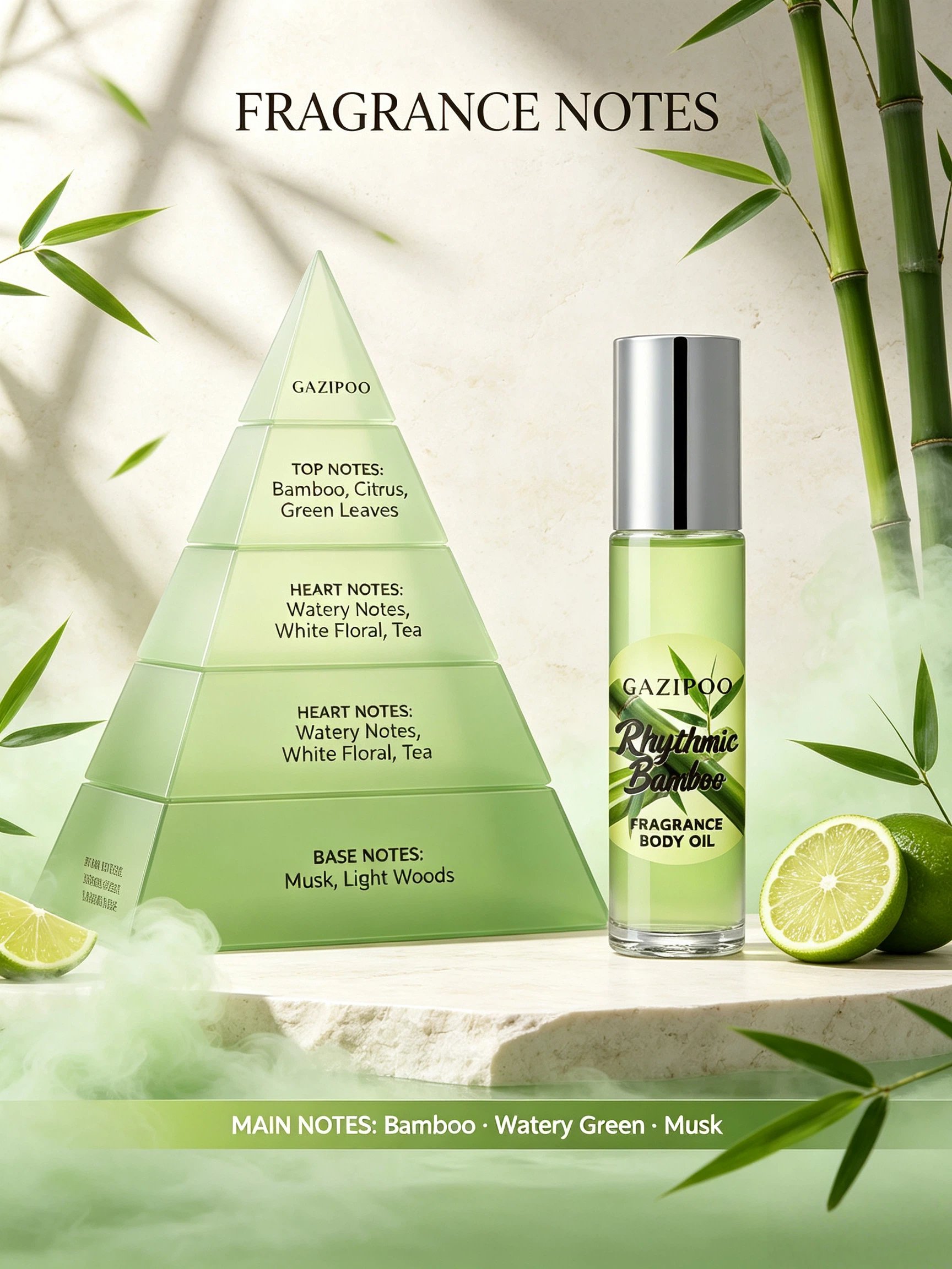 Rhythmic Bamboo Fragrance Body Oil 10ml