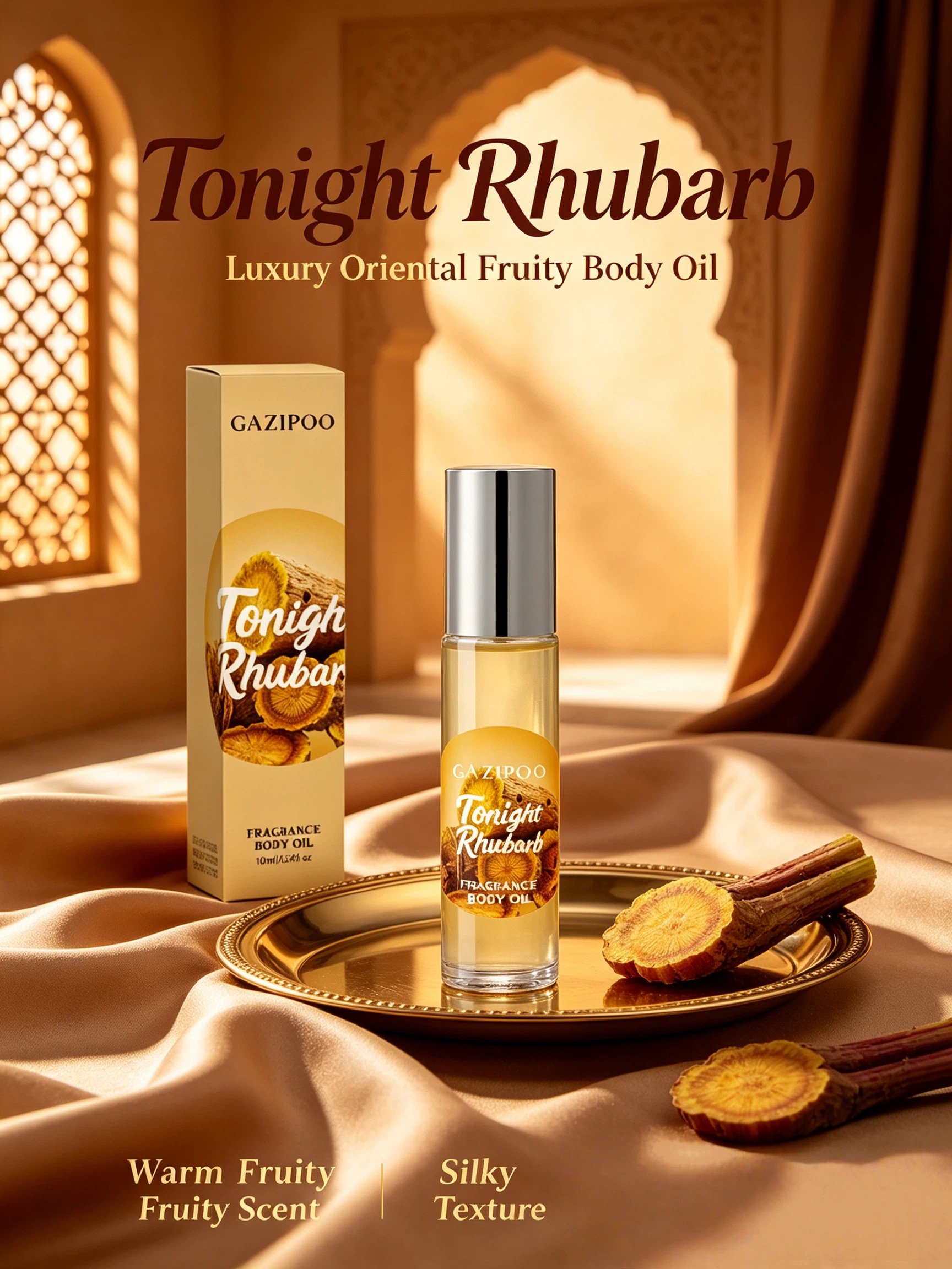 Gazipoo Tonight Rhubarb Fragrance Body Oil 10ml