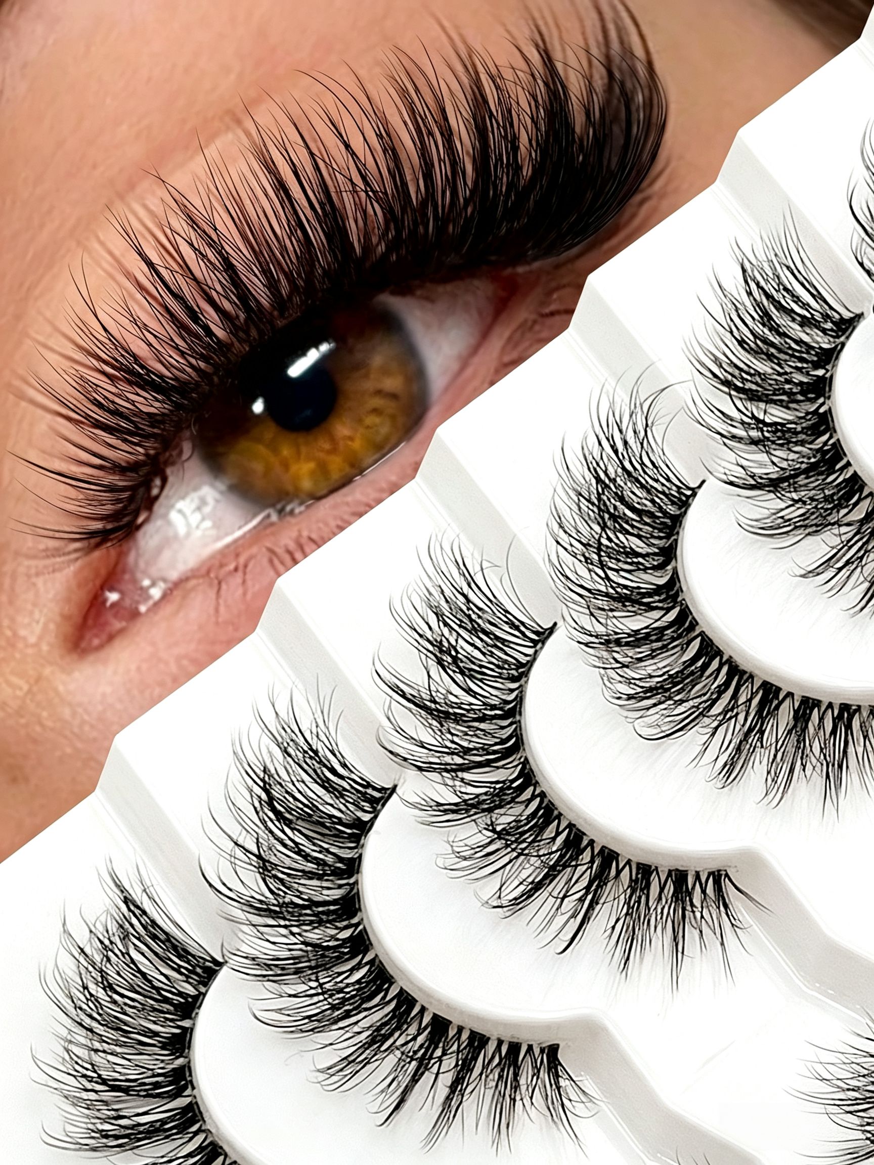 Voluminous Lengthening False Eyelashes