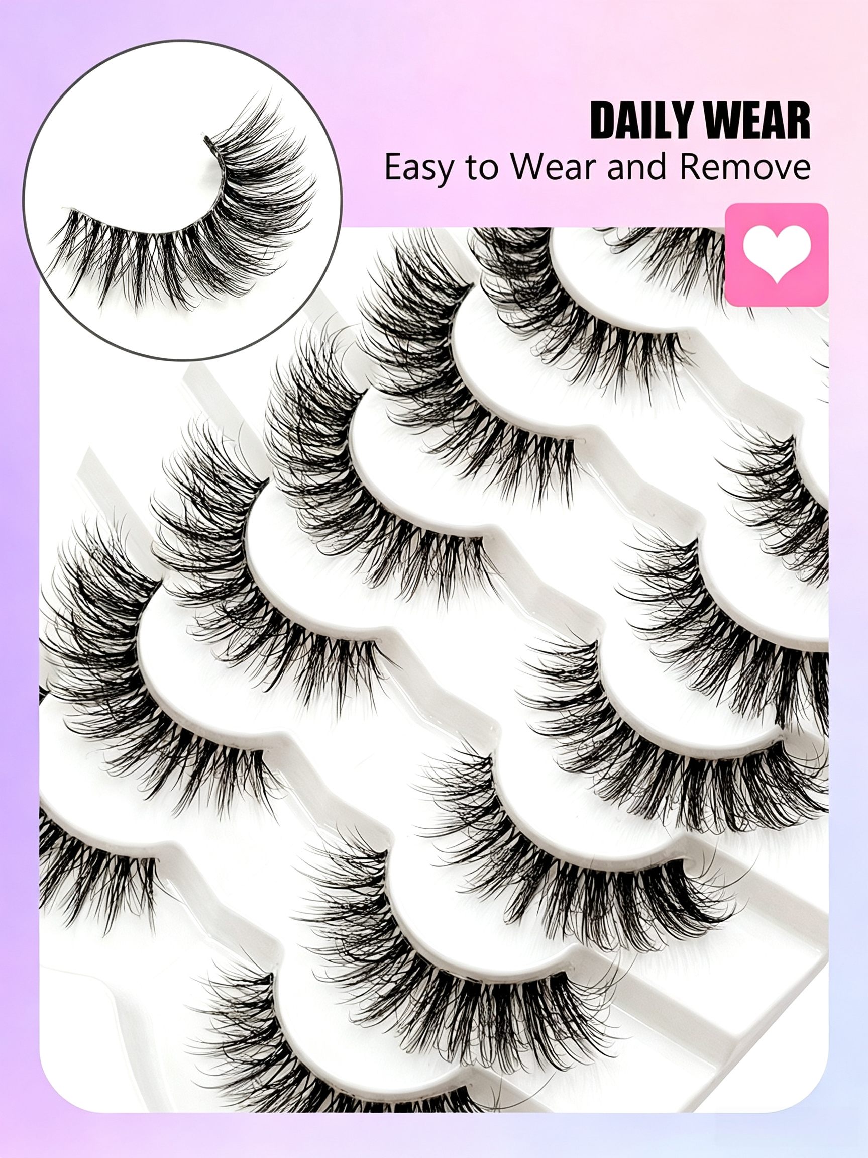 Voluminous Lengthening False Eyelashes