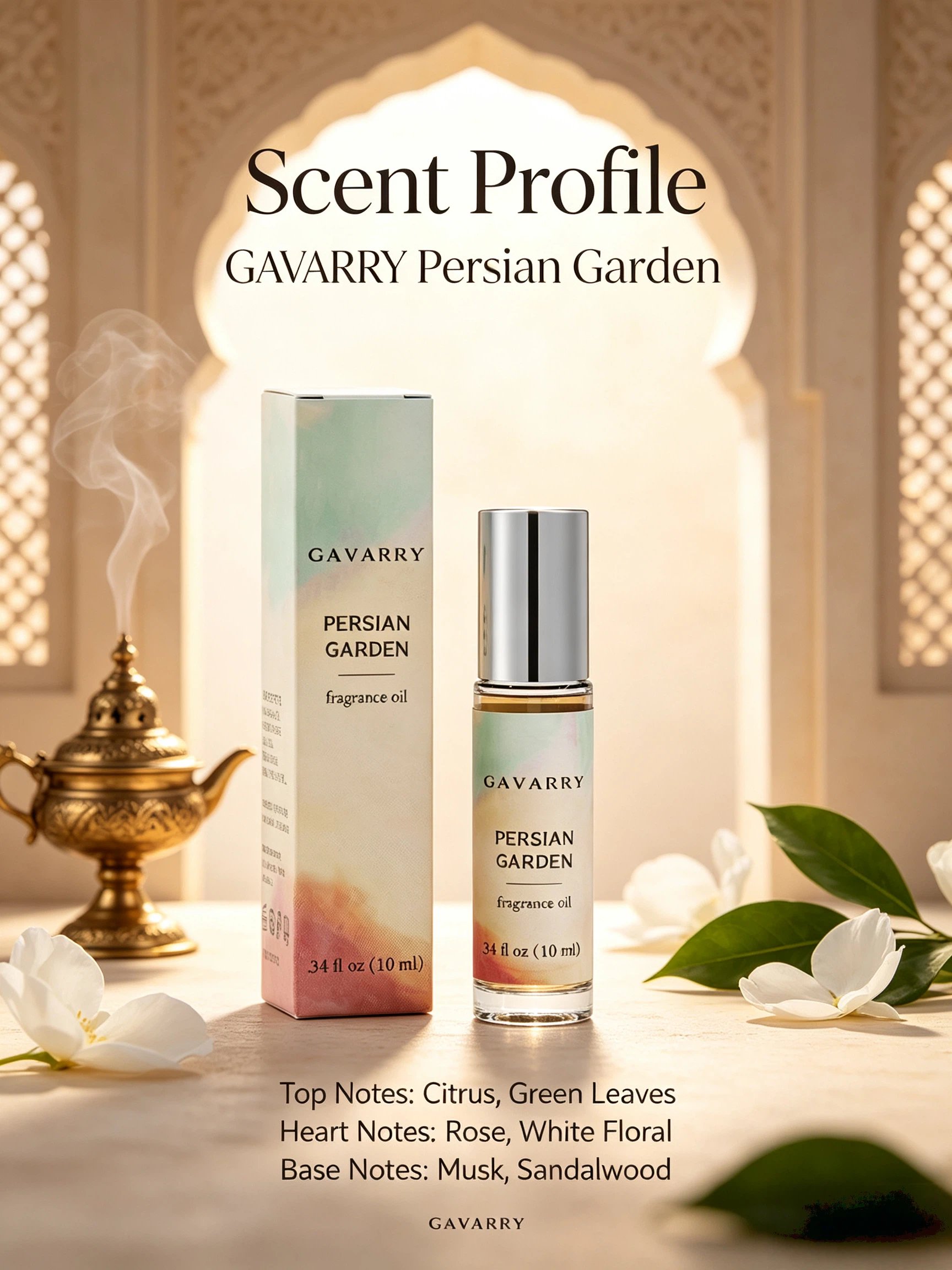 Gavarry Persian Garden Fragrance Body Oil 10ml
