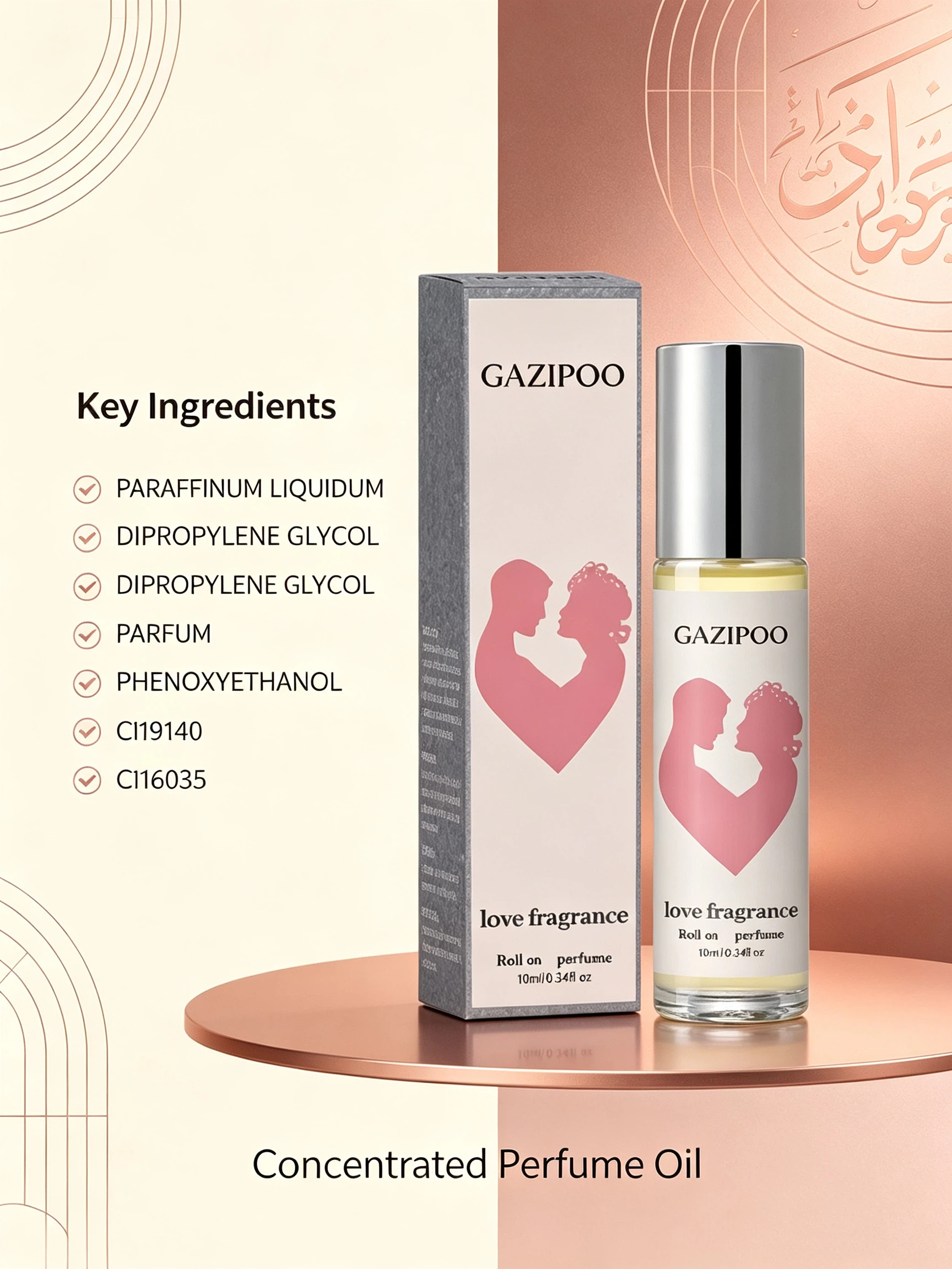 عطر رول أون غازيبو لوف 10 مل