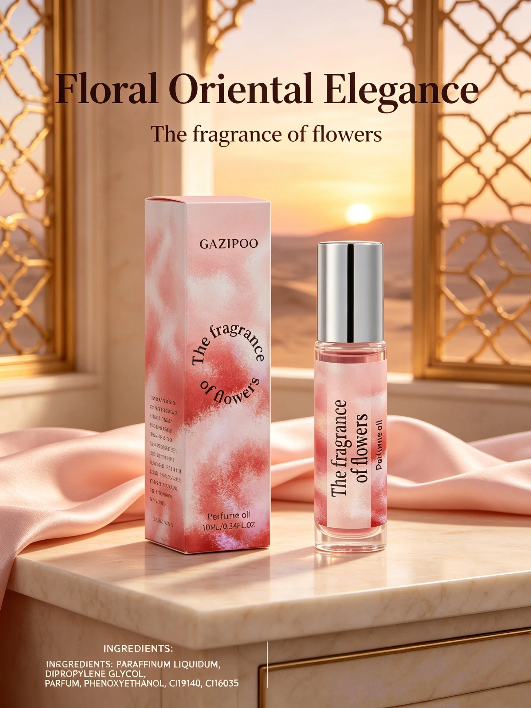 زيت عطري غازيبو برائحة الأزهار 10 مل