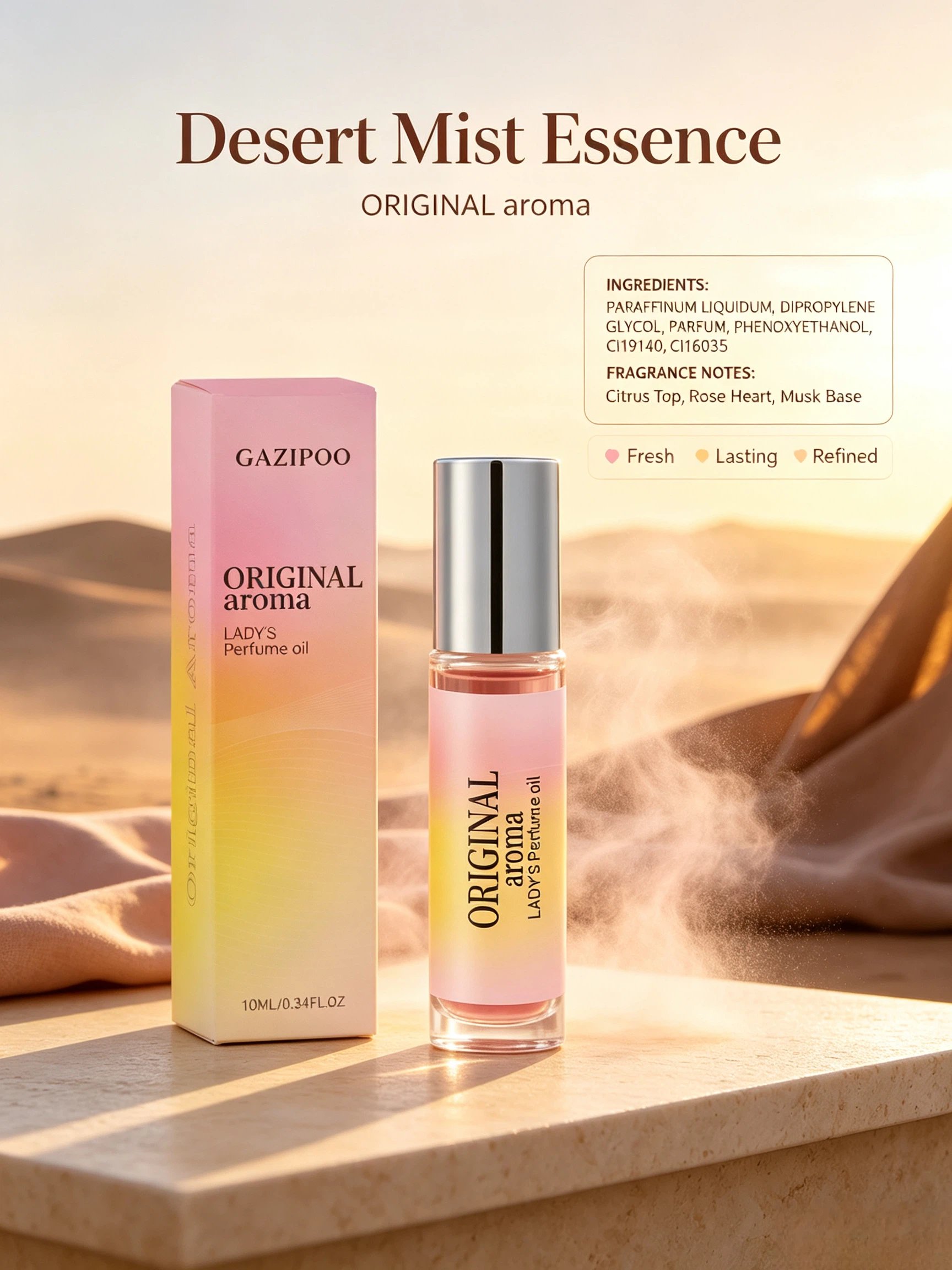زيت عطري رول أون غازيبو أوريجينال أروما للنساء 10 مل
