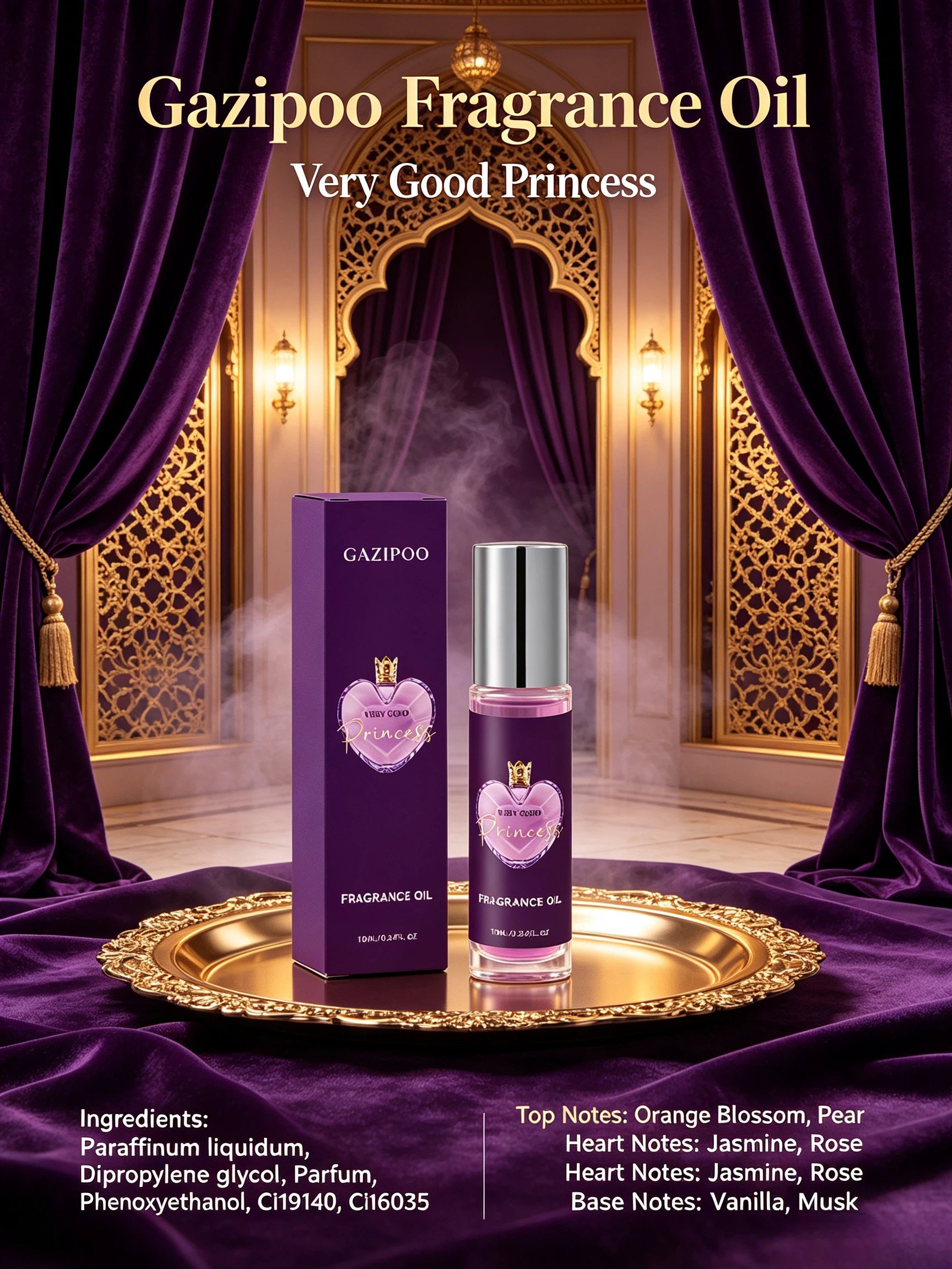 Gazipoo Very Good Princess Floral Fragrance Oil 10ml