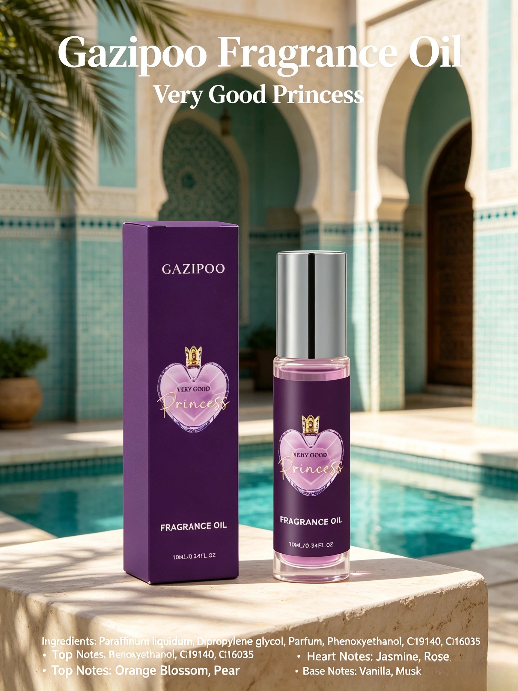 Gazipoo Very Good Princess Floral Fragrance Oil 10ml