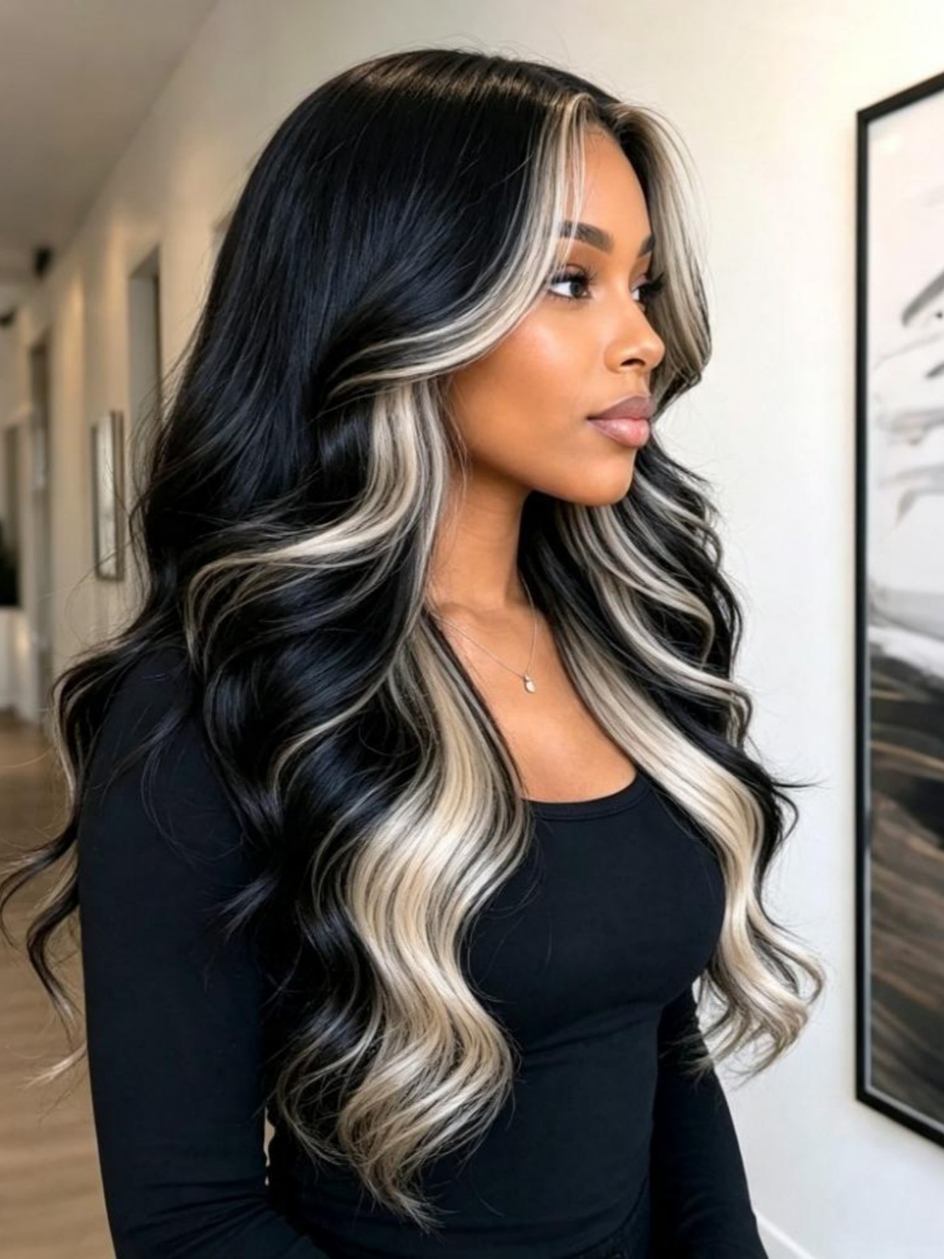 Multi Color Block Wigs