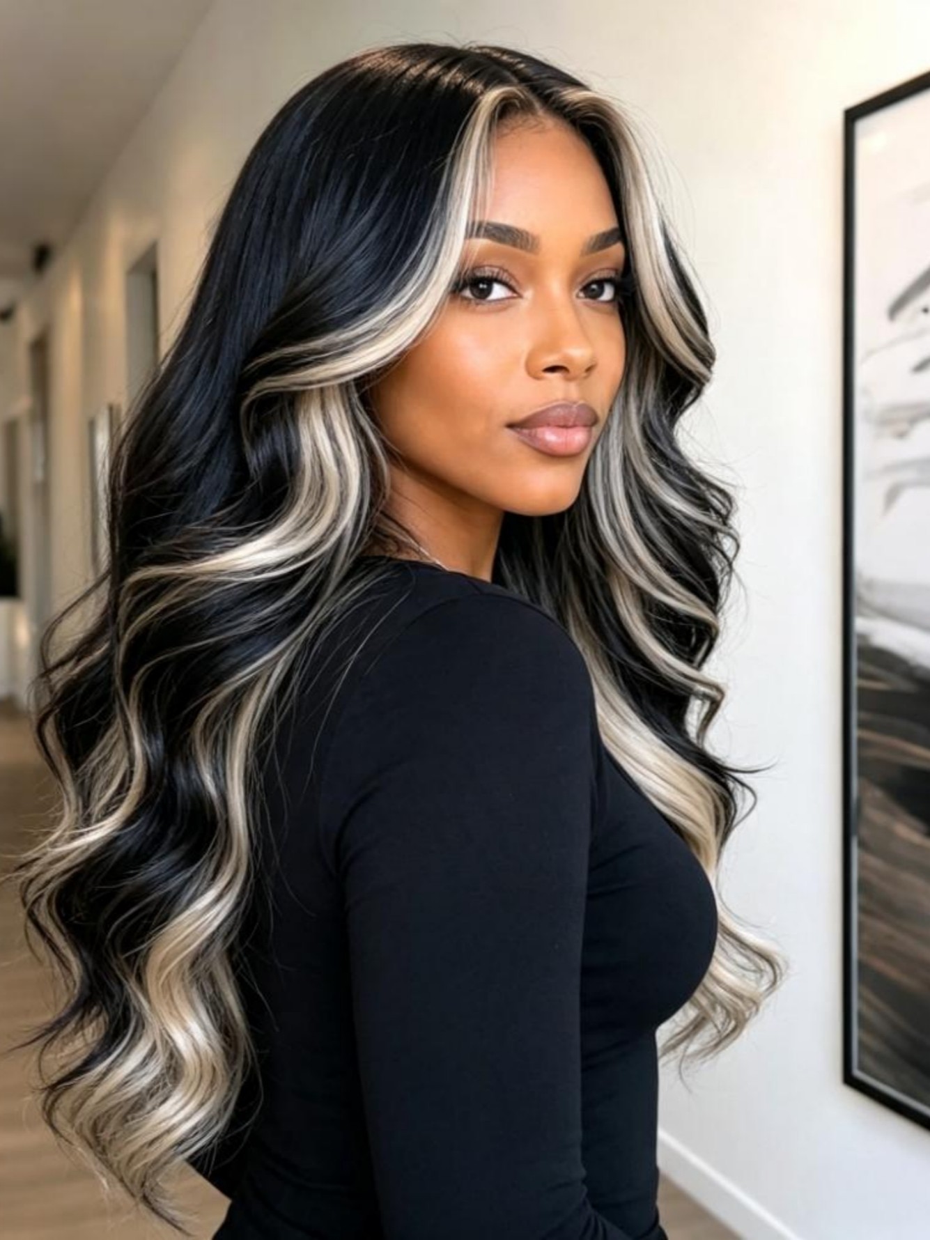 Multi Color Block Wigs