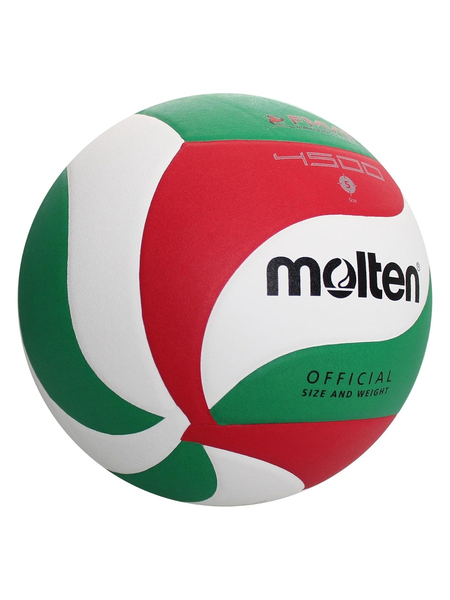 VolleyBall PU.Leather Laminated White Red/Green # 5