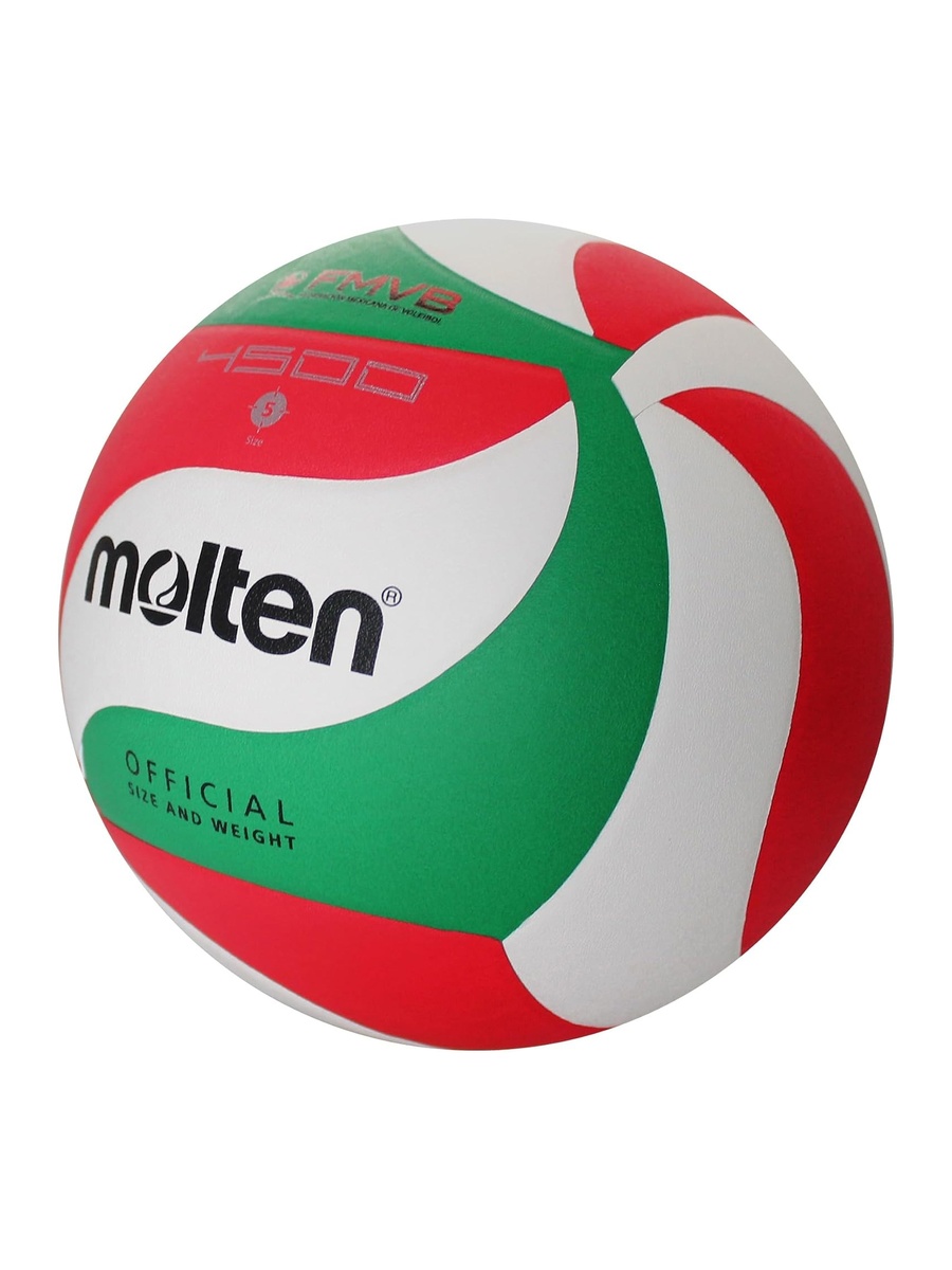 VolleyBall PU.Leather Laminated White Red/Green # 5