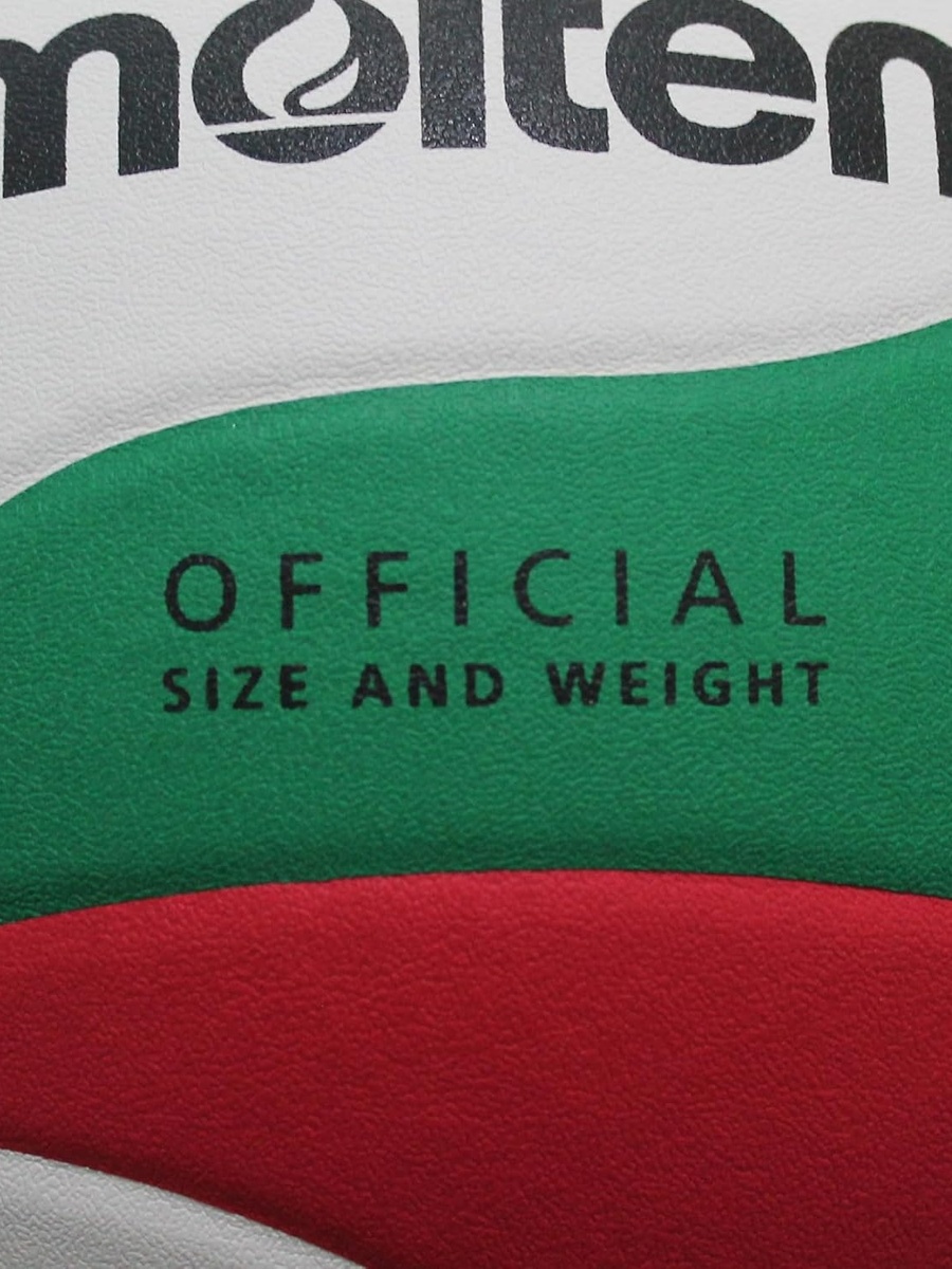 VolleyBall PU.Leather Laminated White Red/Green # 5