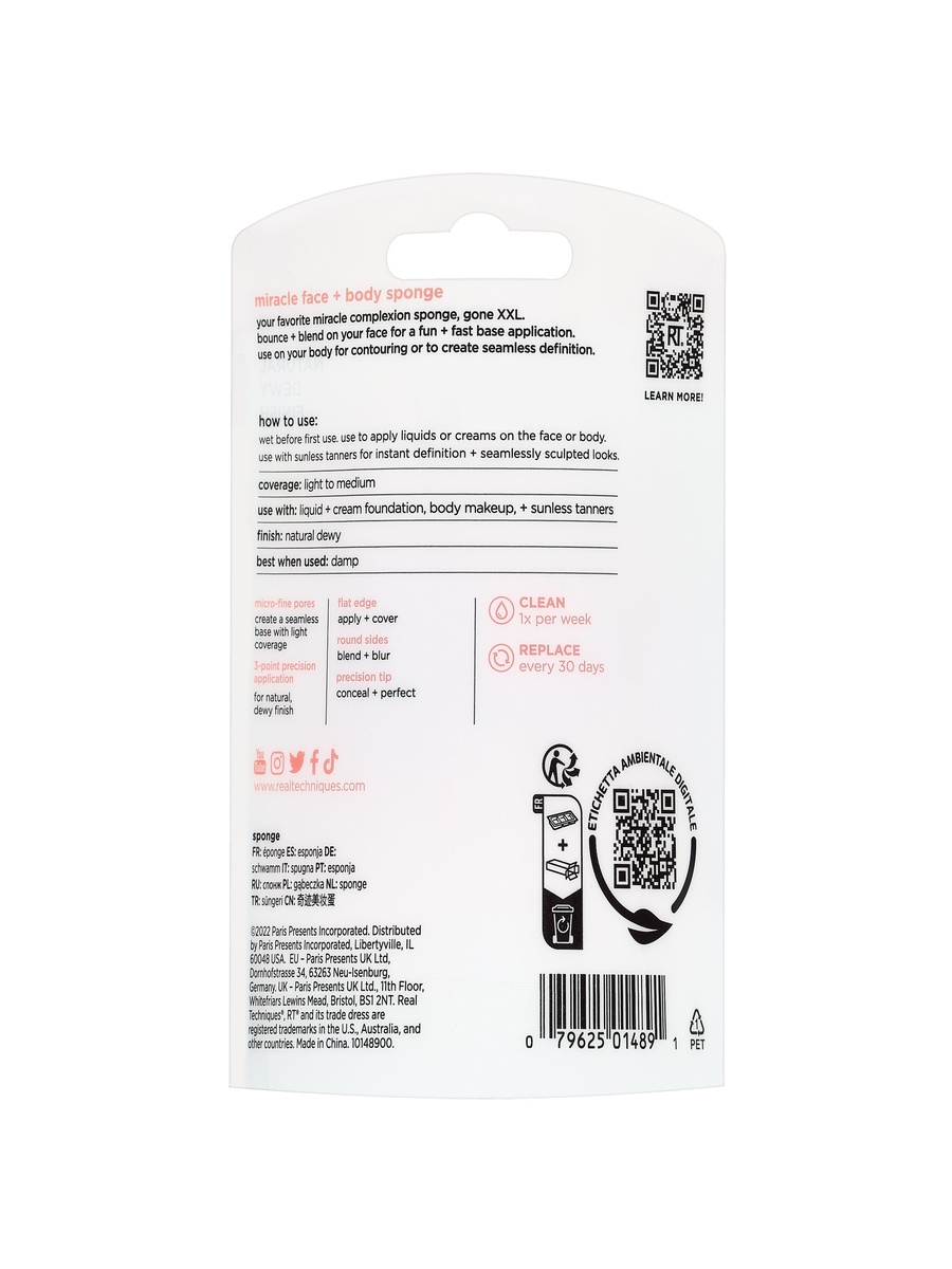 Miracle Face + Body Complexion Sponge