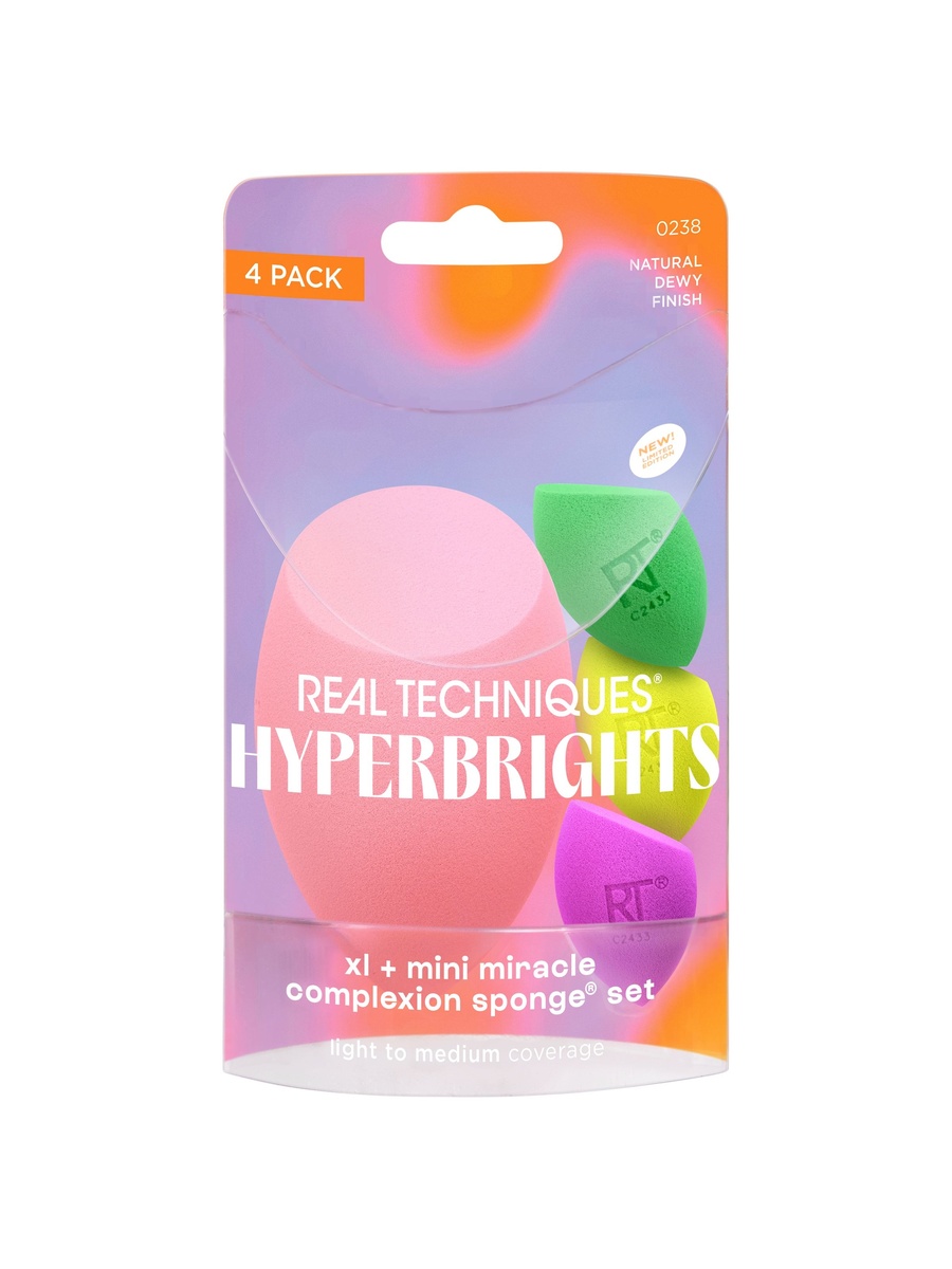 Hyperbrights Xl + Mini Miracle Complexion Sponge Set