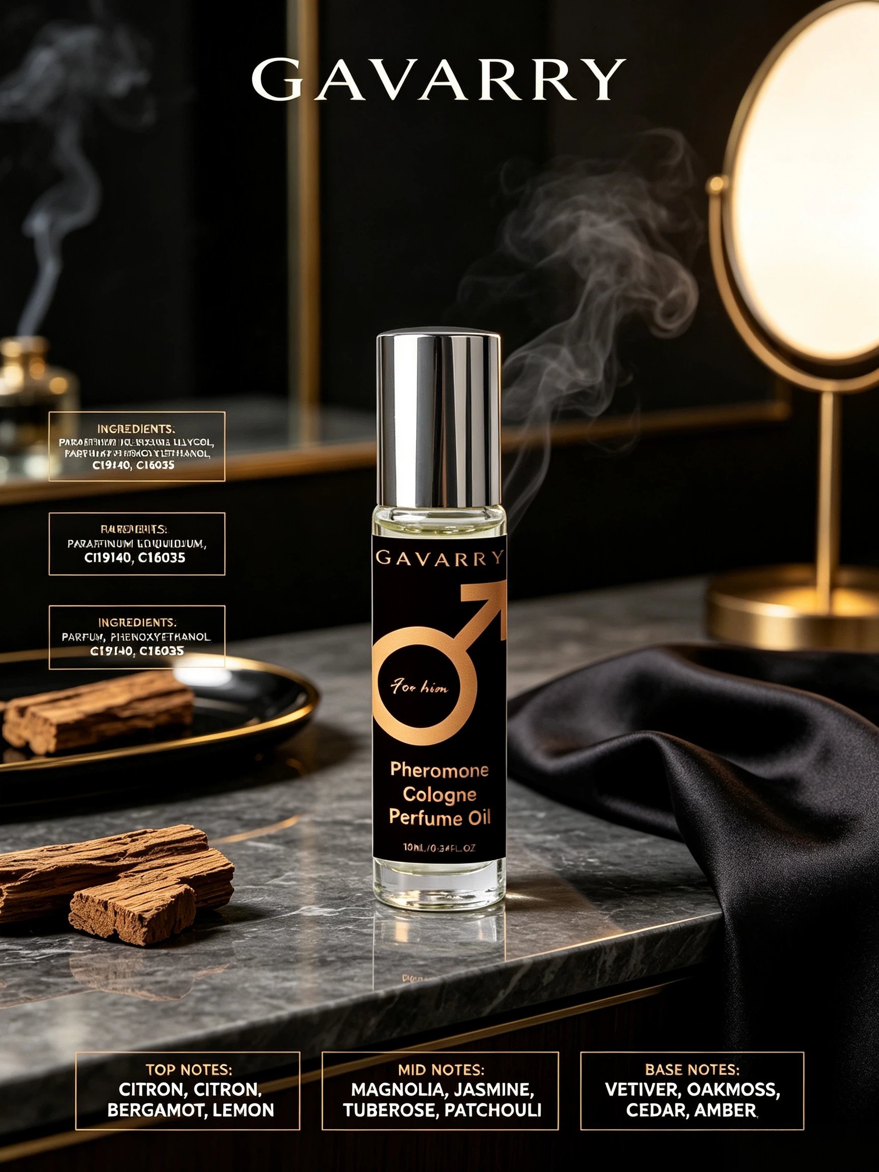 Gavarry Pheromone Cologne Oil