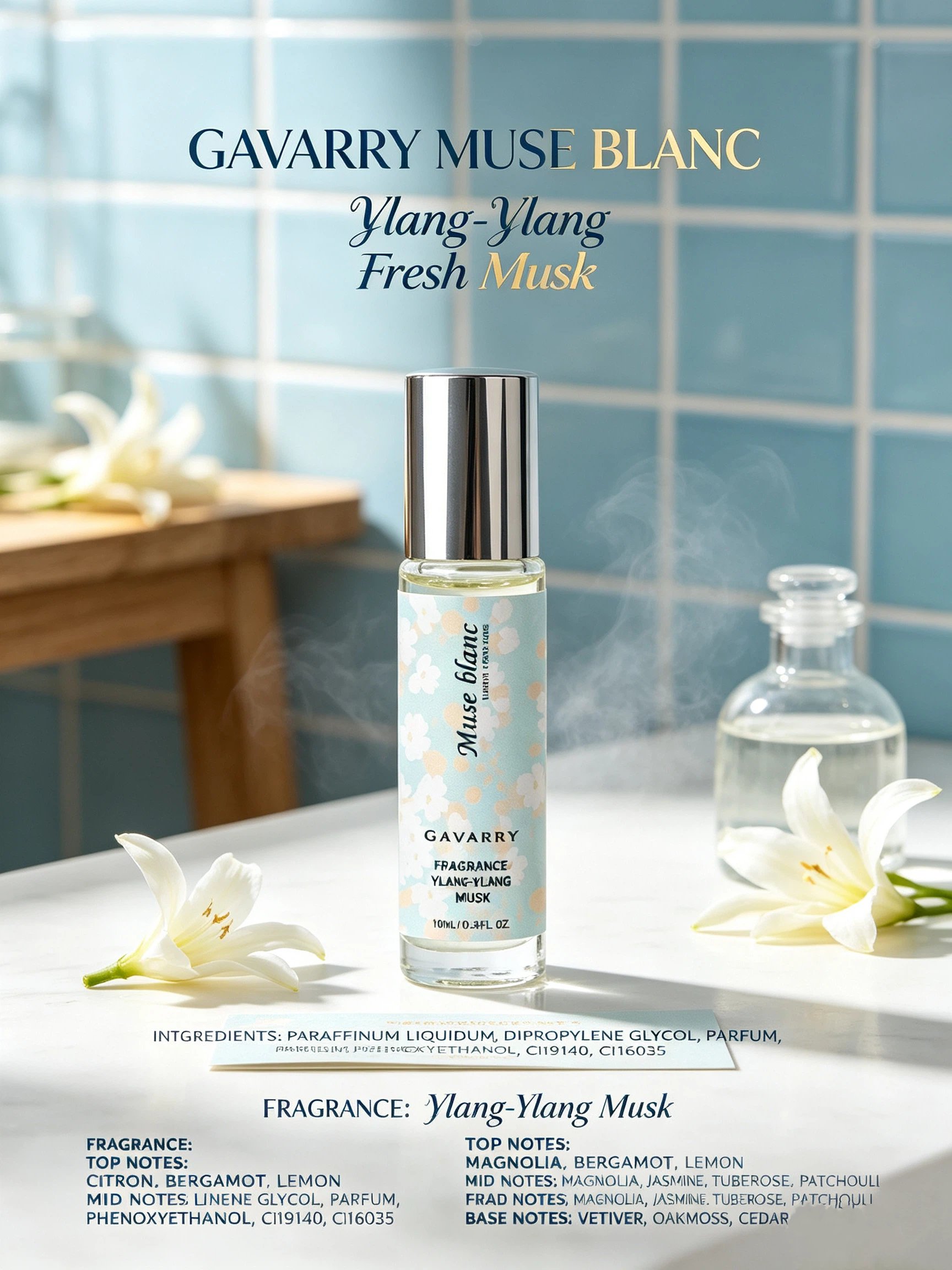 Gavarry Muse Blanc Ylang-Ylang Musk Perfume Oil