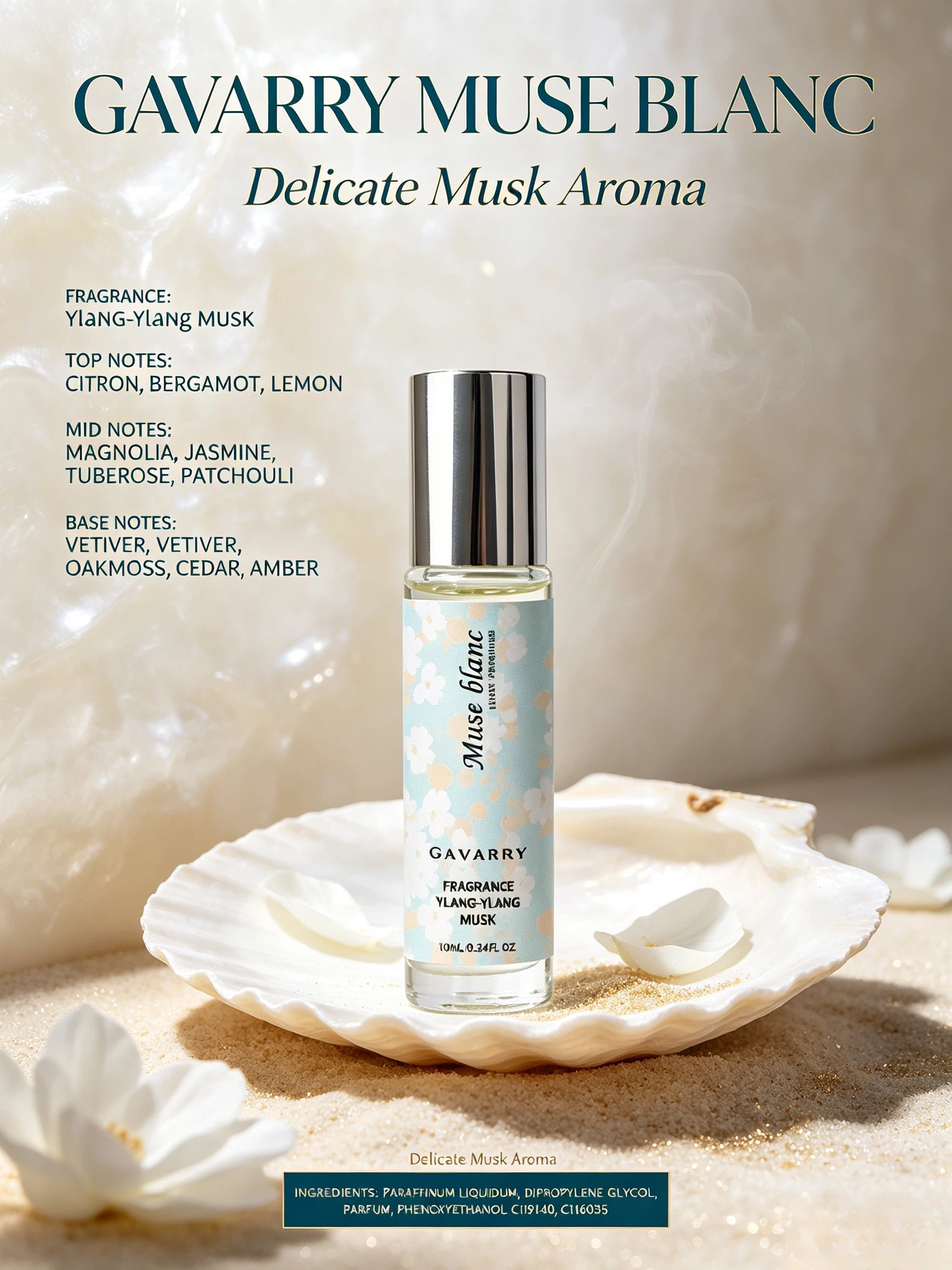 Gavarry Muse Blanc Ylang-Ylang Musk Perfume Oil