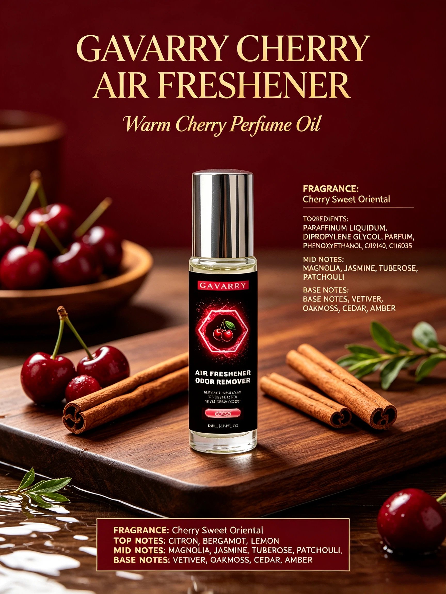Gavarry Cherry Blossom Roll-On Perfume Oil