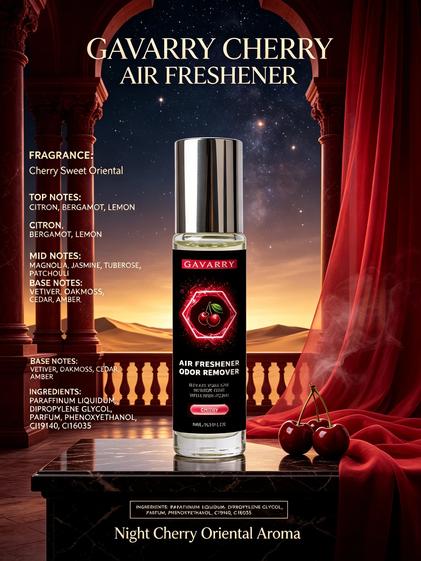 Gavarry Cherry Blossom Roll-On Perfume Oil