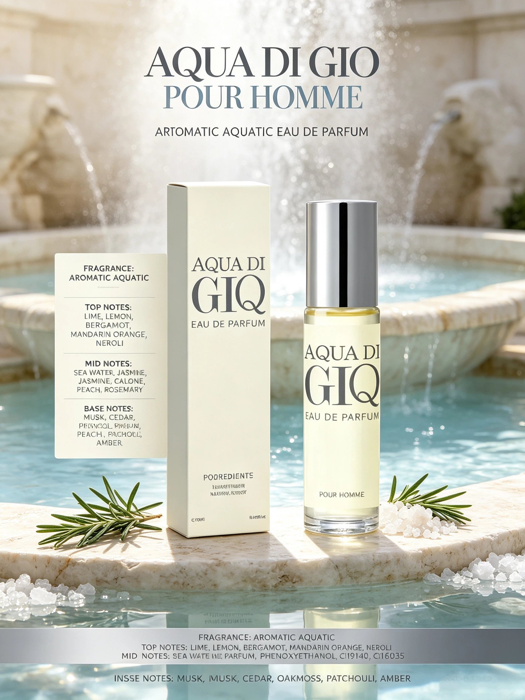 Aqua di GIQ Aromatic Aquatic Eau de Parfum