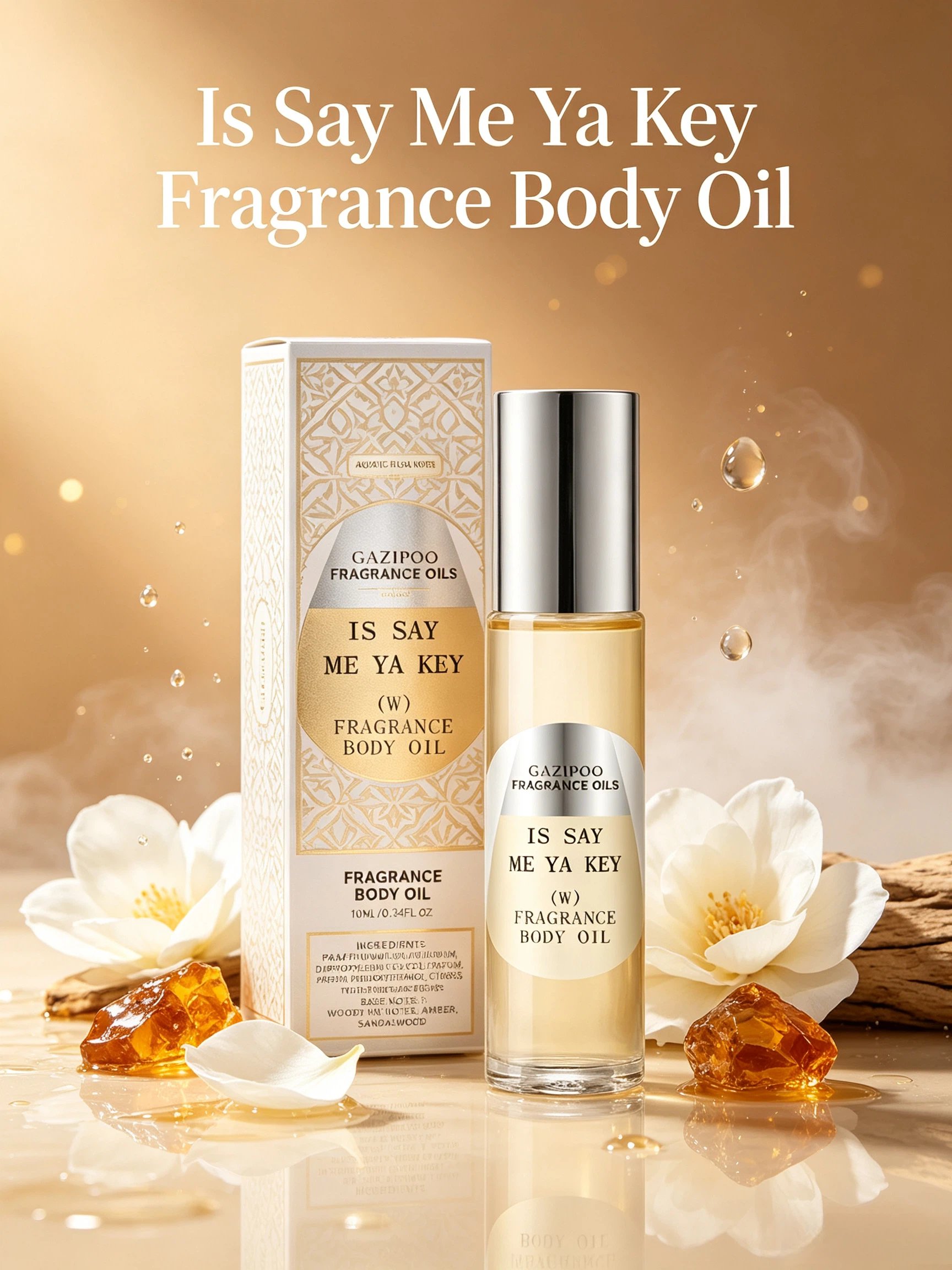 Transparent Fragrance Body Oil