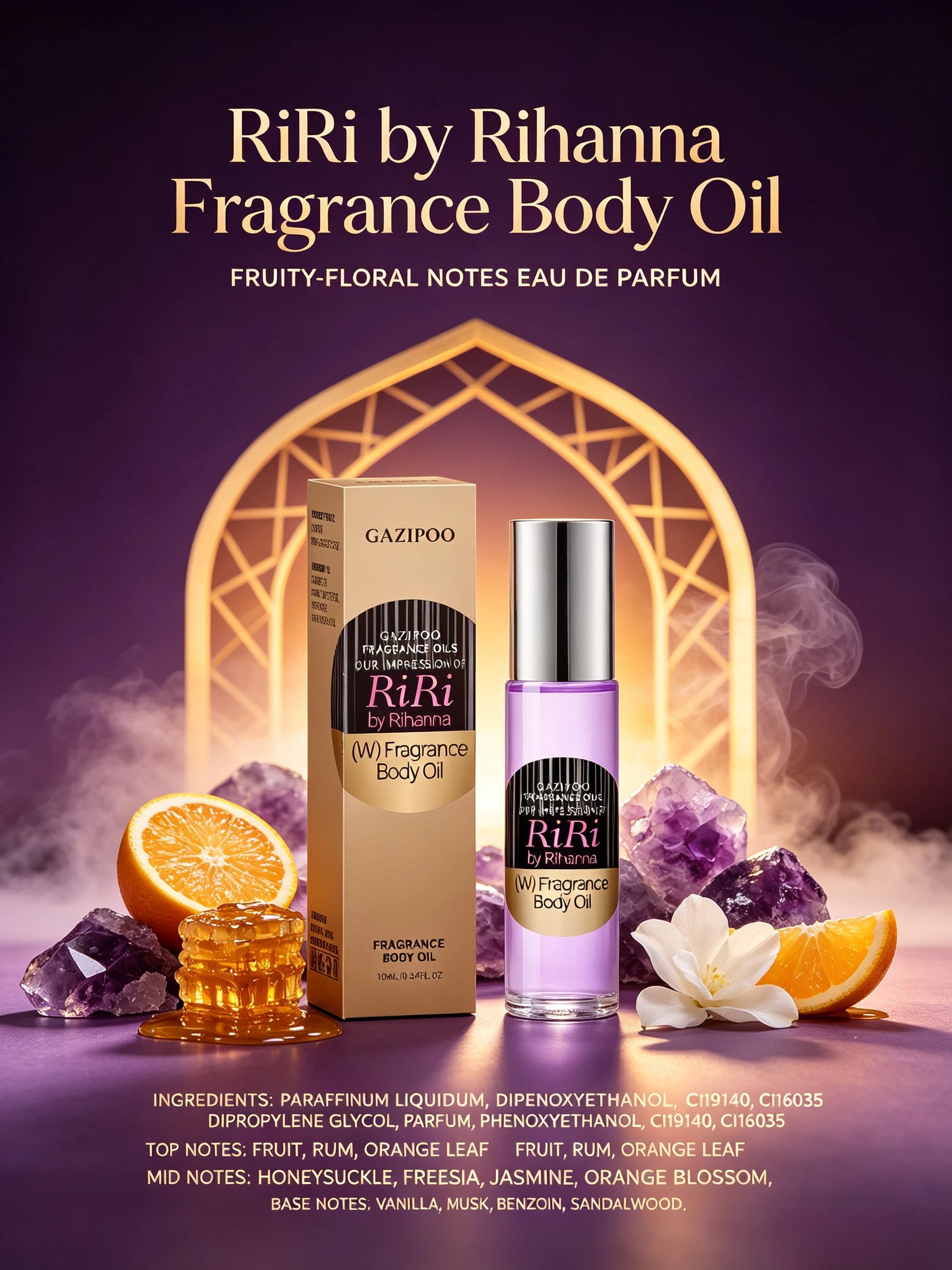 Solid Fragrance Body Oil