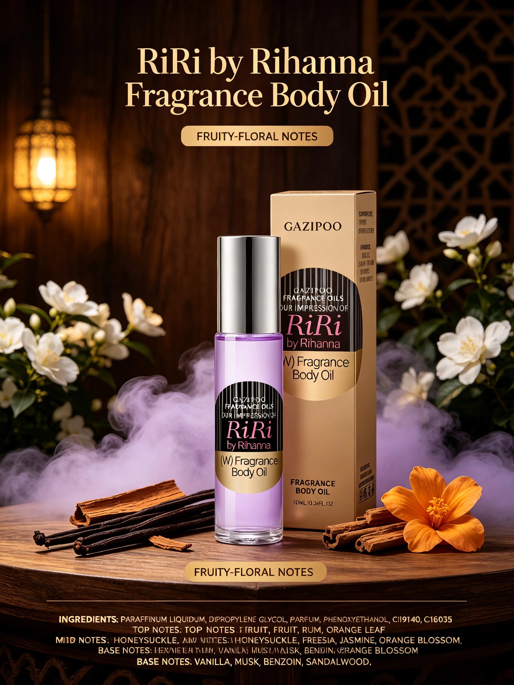 Solid Fragrance Body Oil