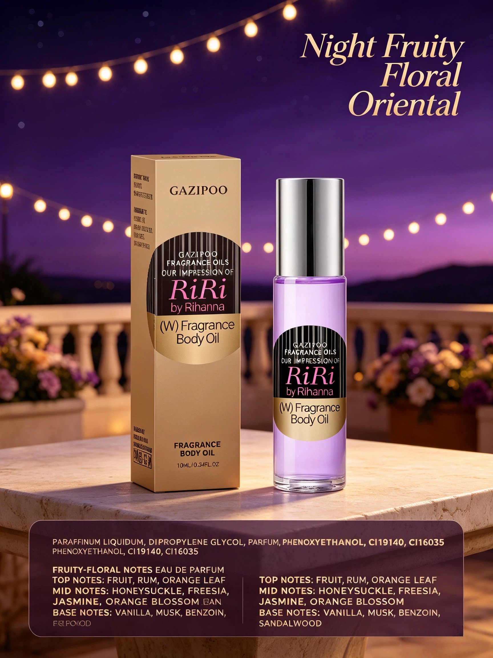 Solid Fragrance Body Oil