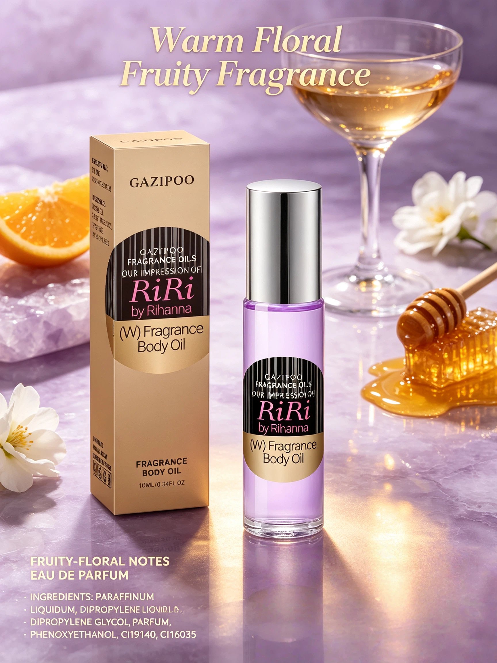 Solid Fragrance Body Oil