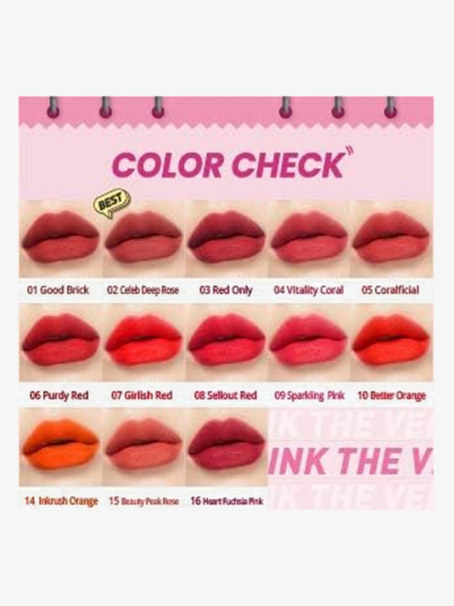 Ink Velvet 016 Heart Fuchsia Pink