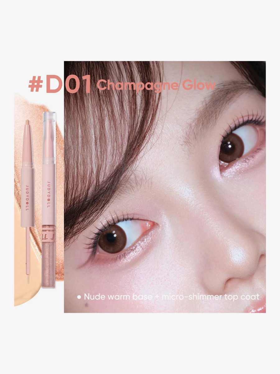 Aegyo-Sal Double-Ended Highlighter D01 Champagne Glow
