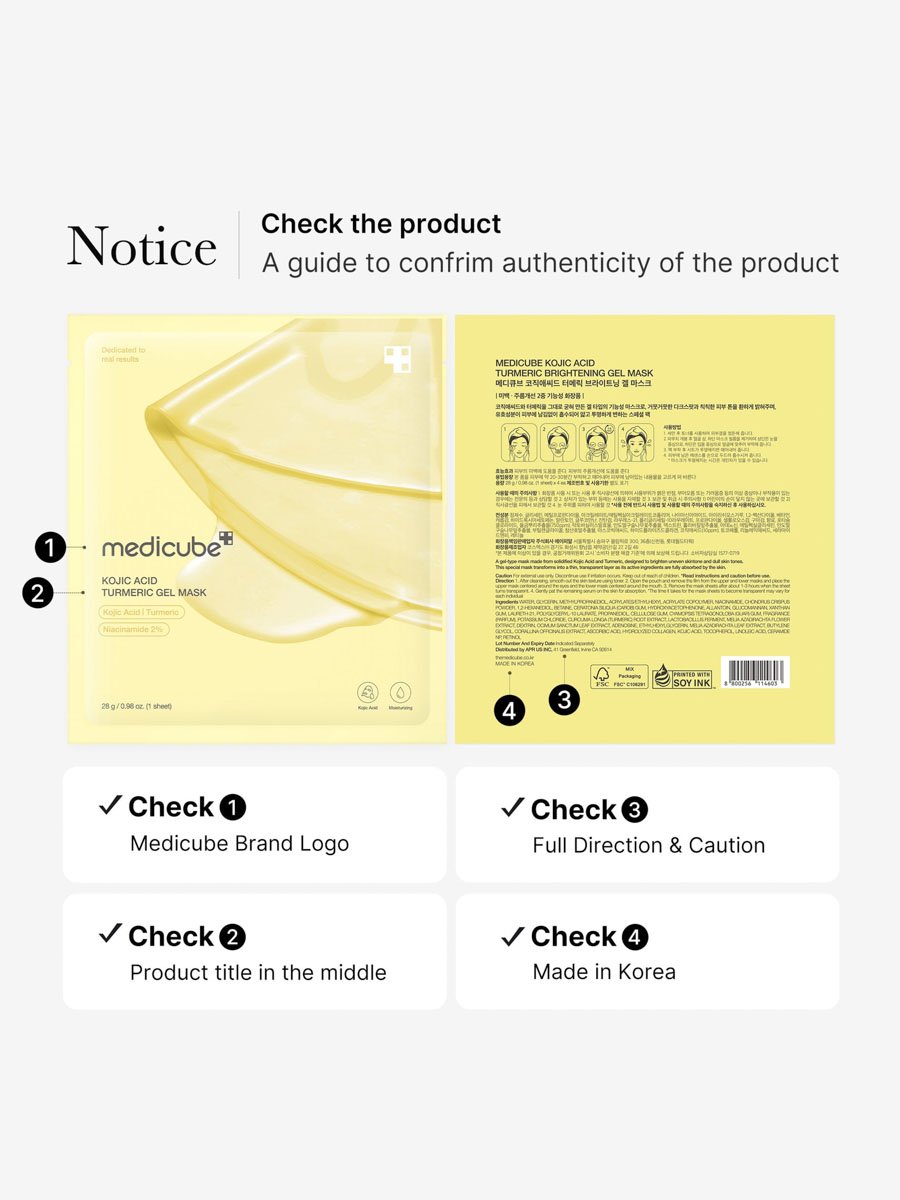 Kojic Acid Turmeric Gold Jelly Gel Mask