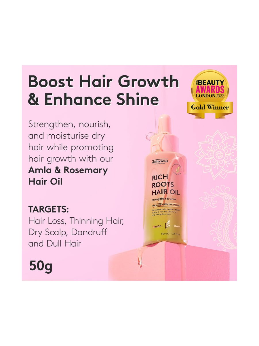Rich Roots Hair and Scalp Oil - Amla & Rosemary 50ml