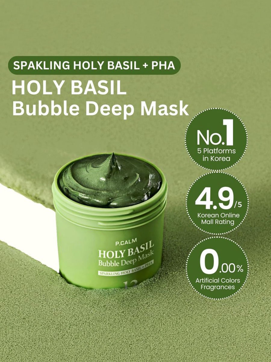 Holy Basil Bubble Deep Mask