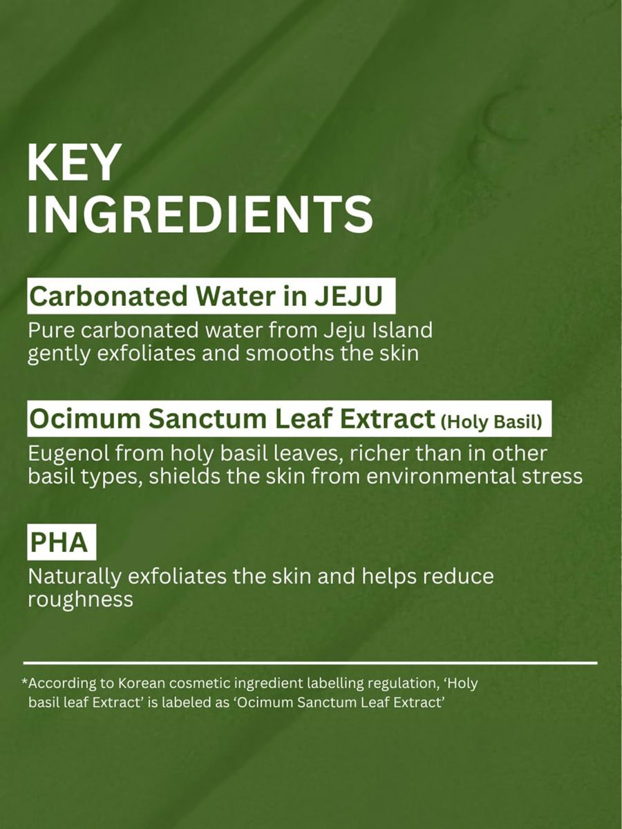 Holy Basil Bubble Deep Mask
