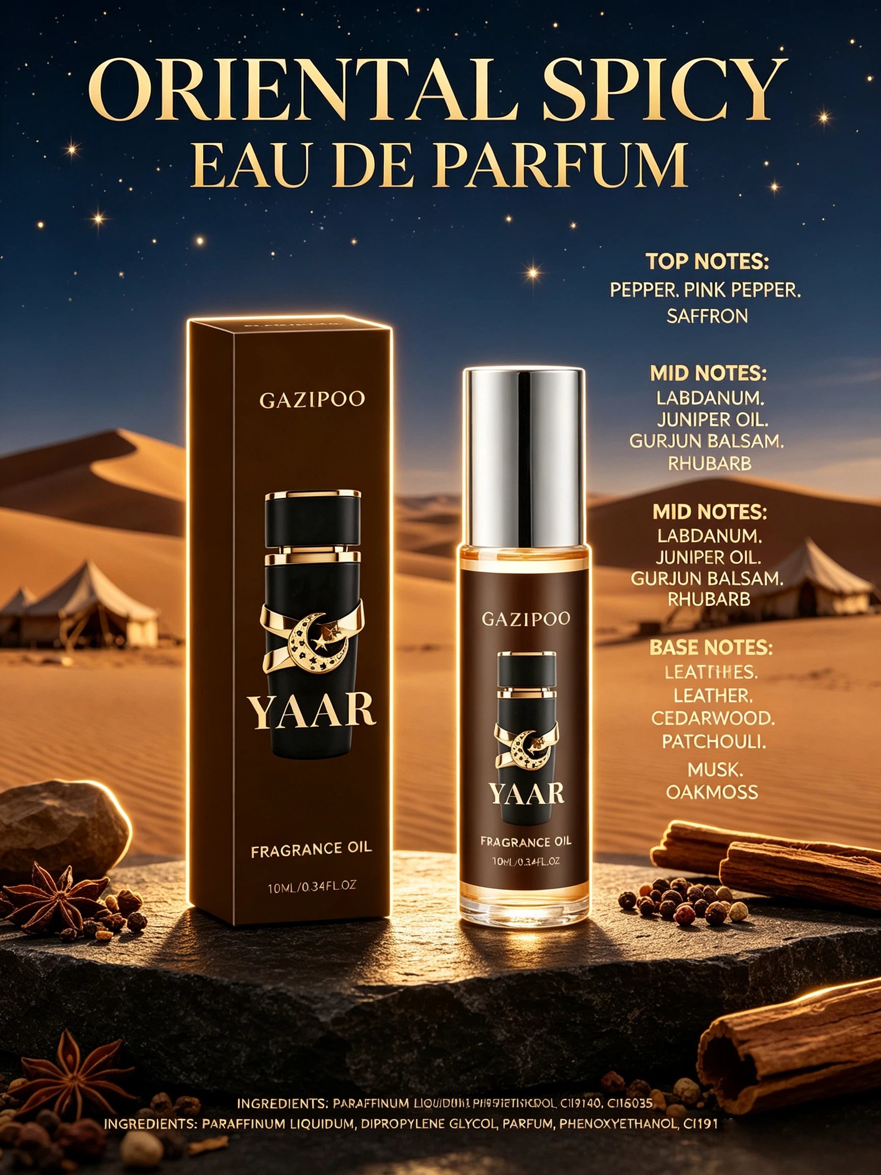 YAAR Arabian Floral Attar Oil - 10ml