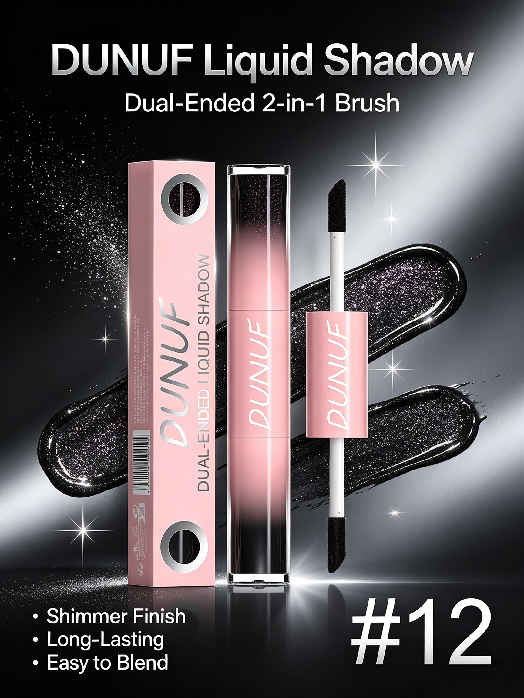 Dual-Ended Liquid Shimmer Eyeshadow Pen 12