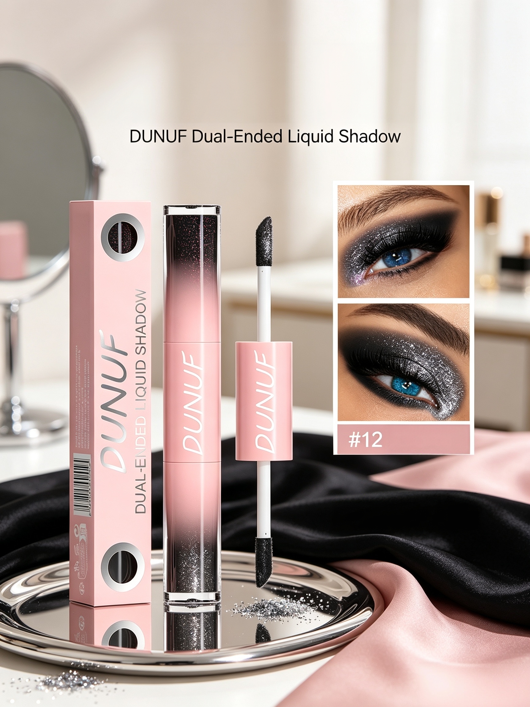 Dual-Ended Liquid Shimmer Eyeshadow Pen 12