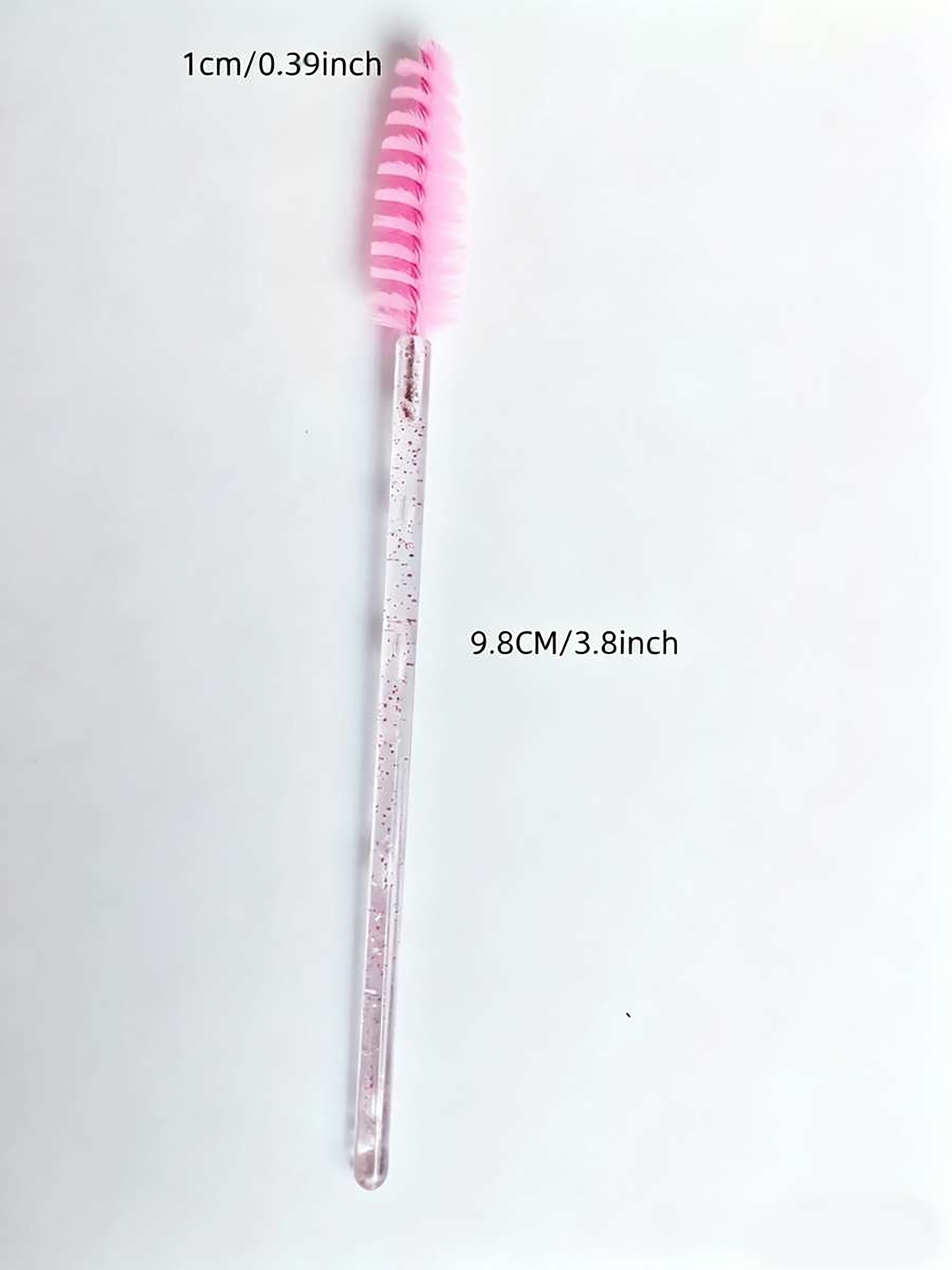 Pink Disposable Eyelash Brushes