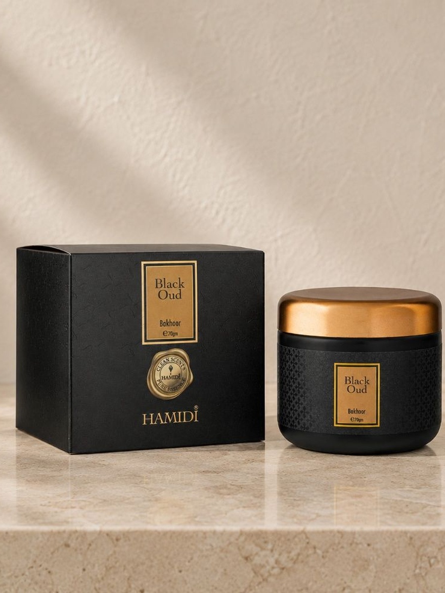 Hamidi Black Oud Bakhoor 70Gm