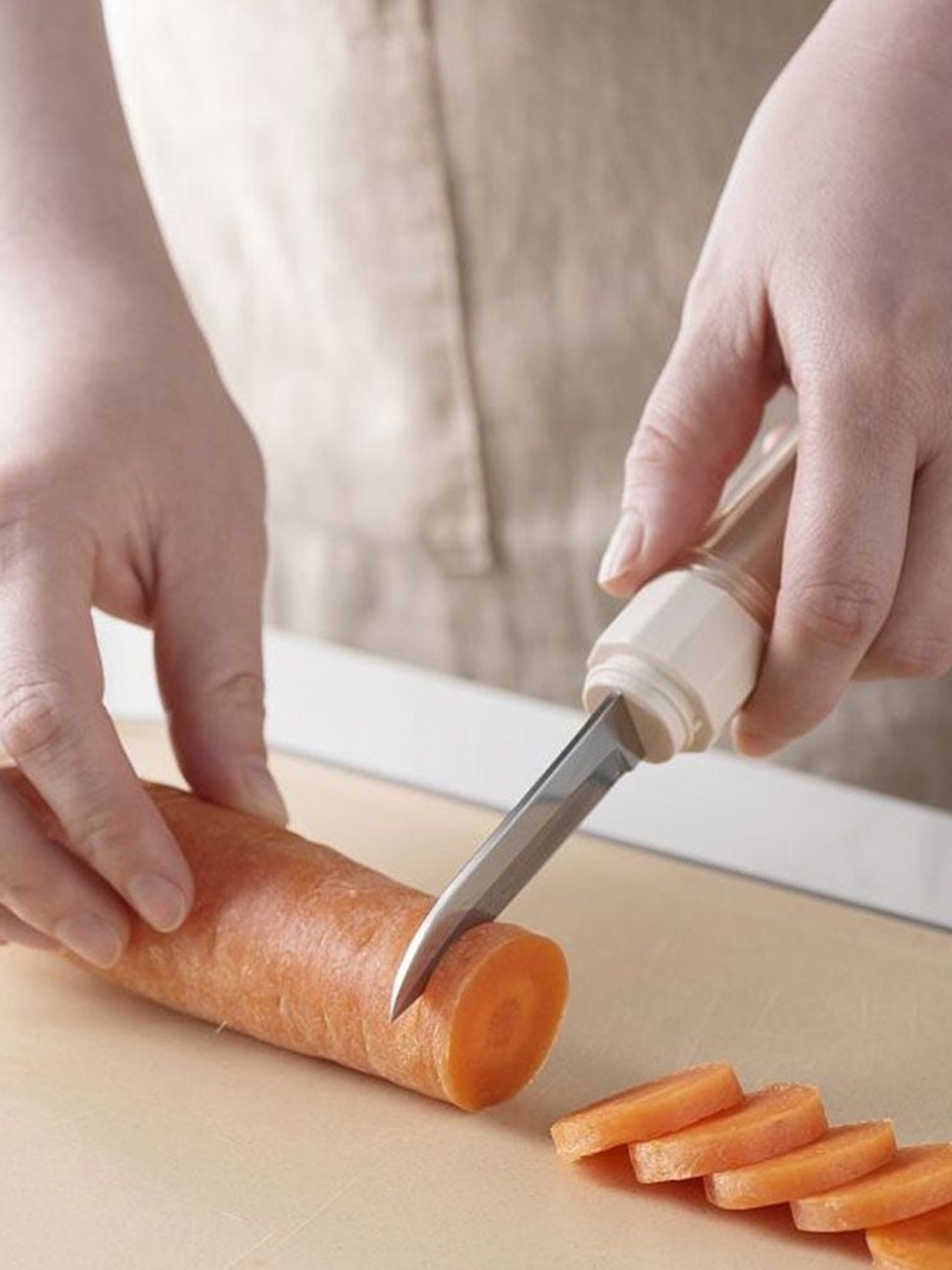 Kitchen Essentials Multi - functional Knife - White - 2.7x2.7x18.2cm, ABS Plastic, For Functional Interiors, Daily Comfort